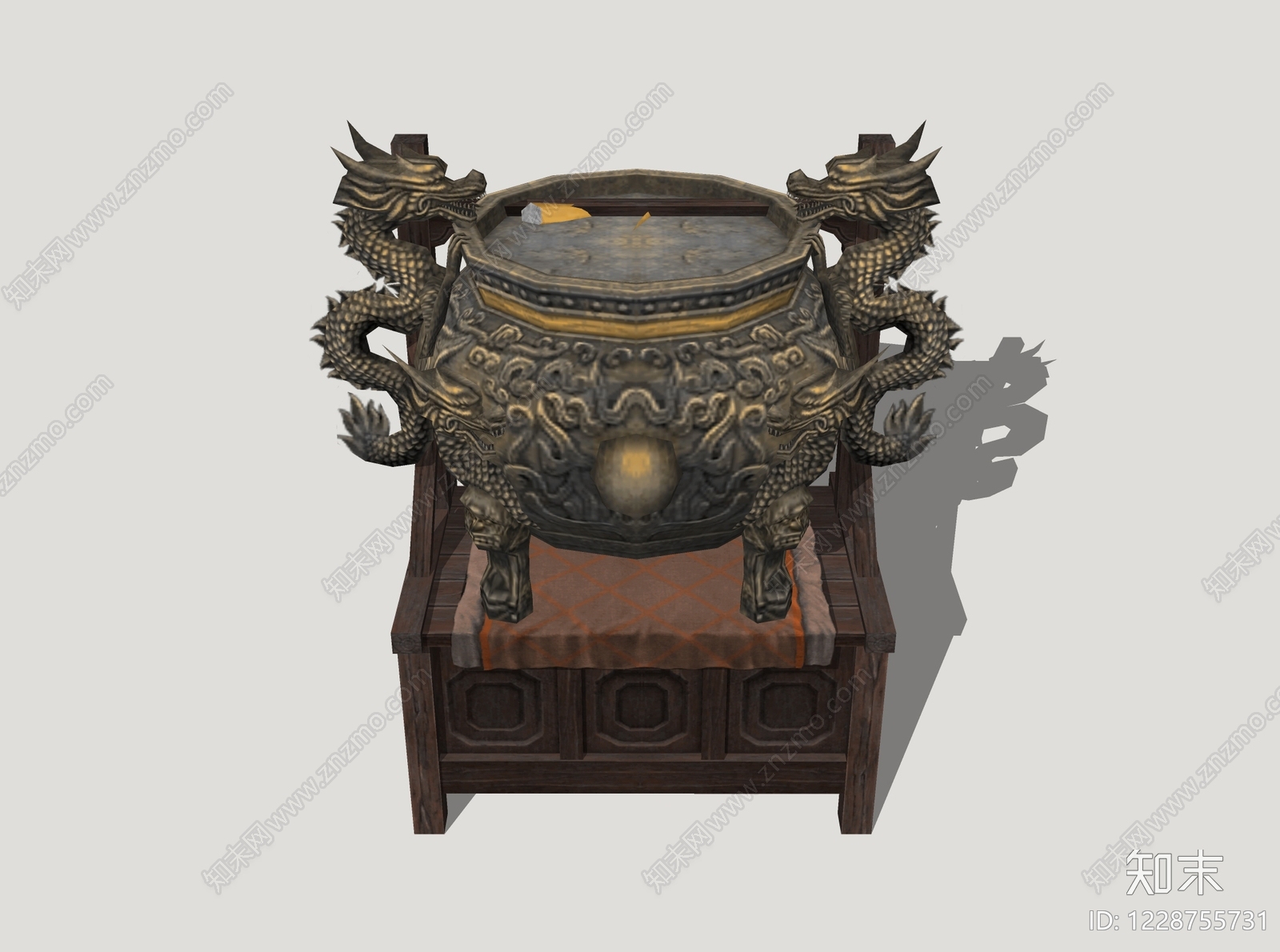 中式其他摆件SU模型下载【ID:1228755731】