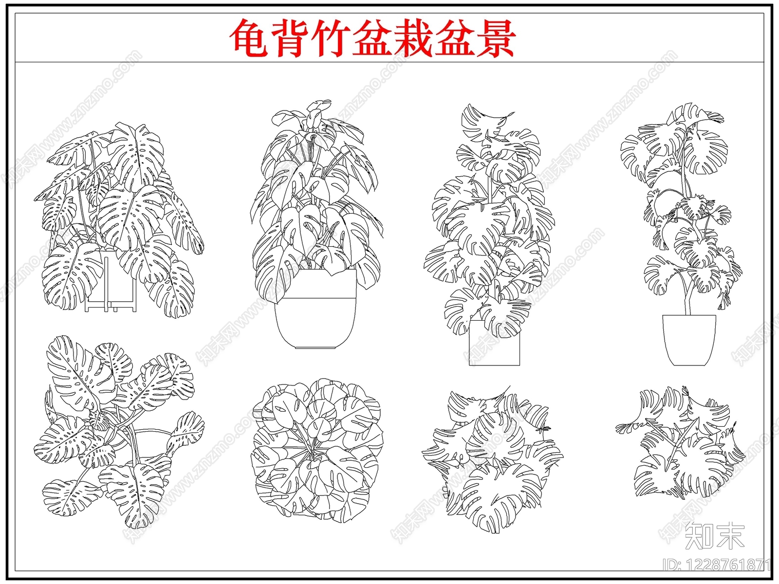 绿植cad施工图下载【ID:1228761871】