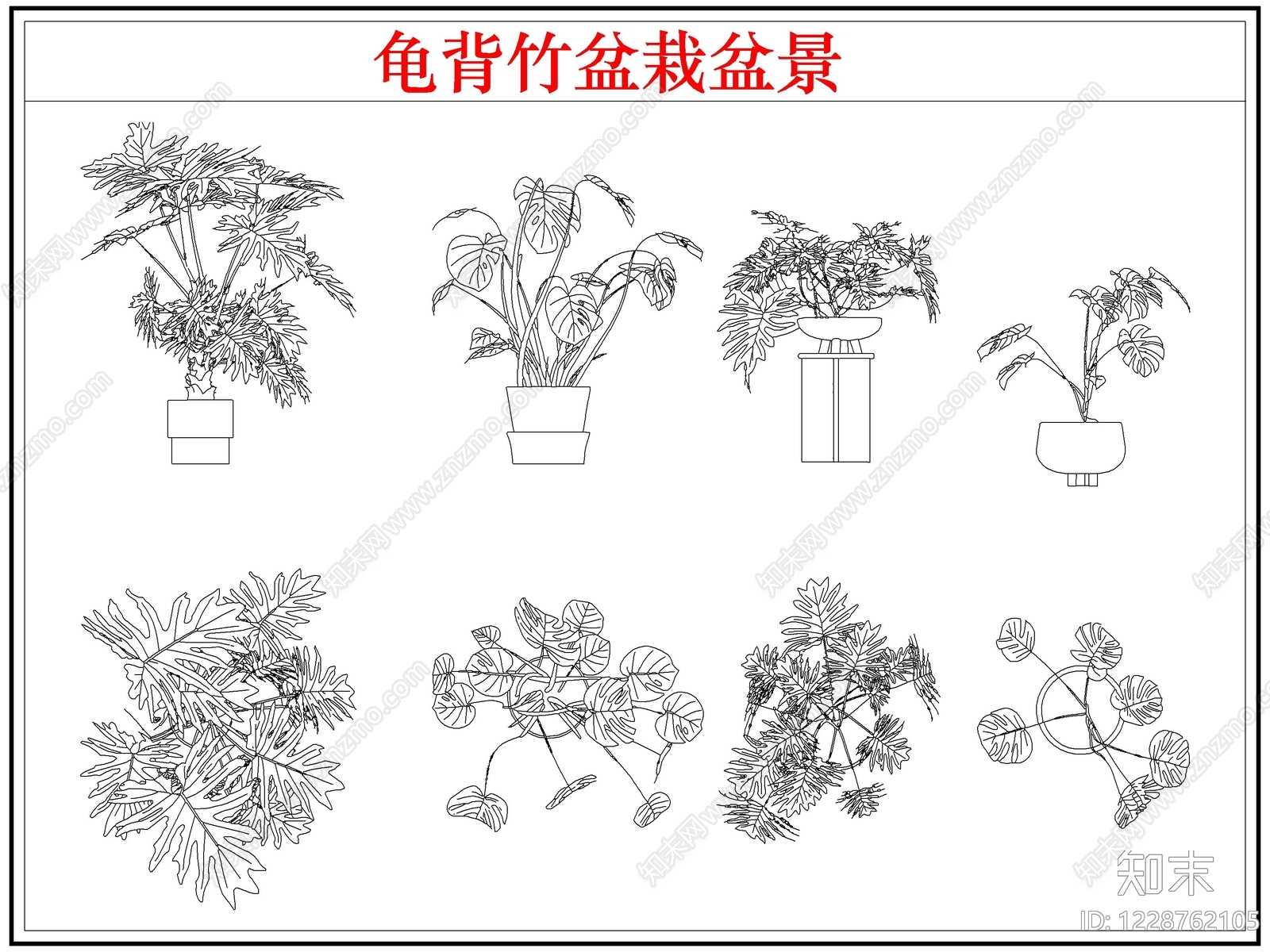 绿植cad施工图下载【ID:1228762105】