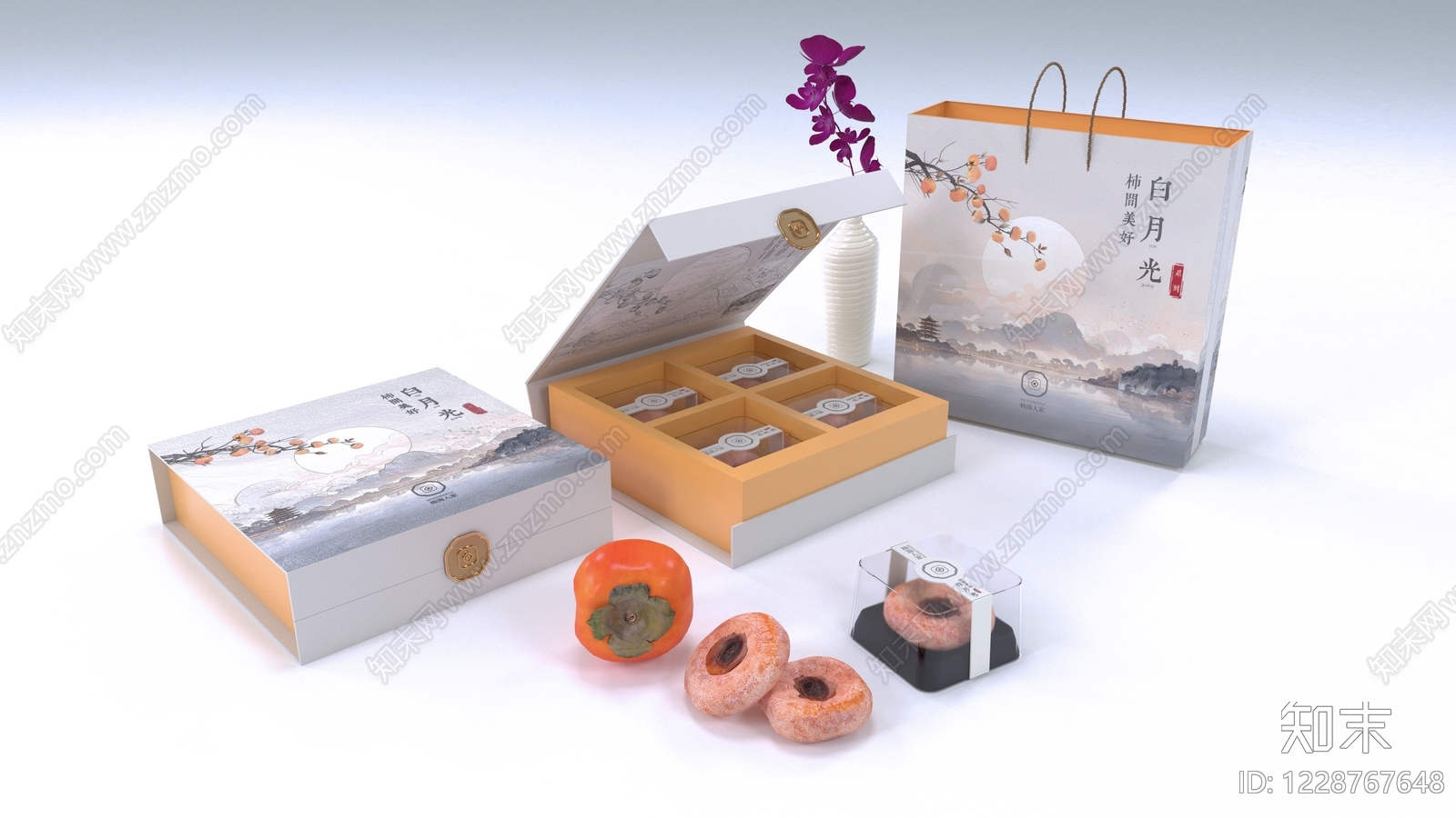 新中式展示用品SU模型下载【ID:1228767648】