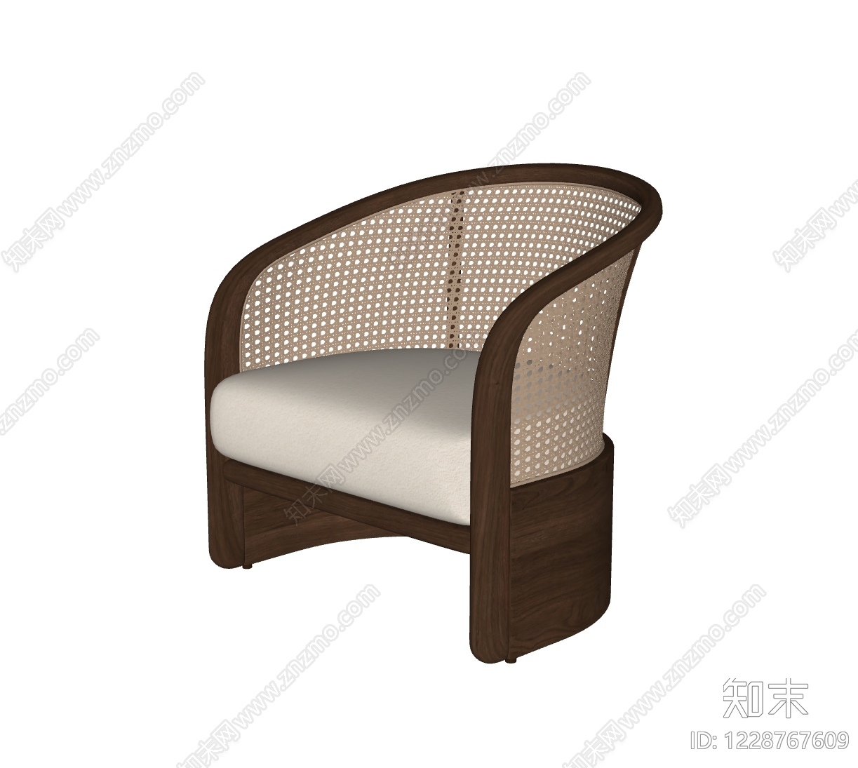 中古风休闲椅SU模型下载【ID:1228767609】
