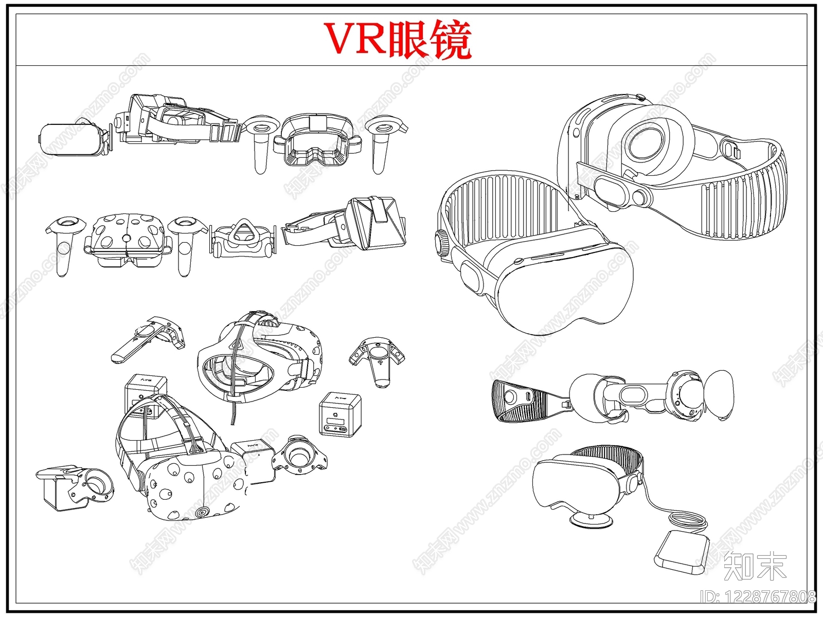 综合器材设备图库CAD图纸
