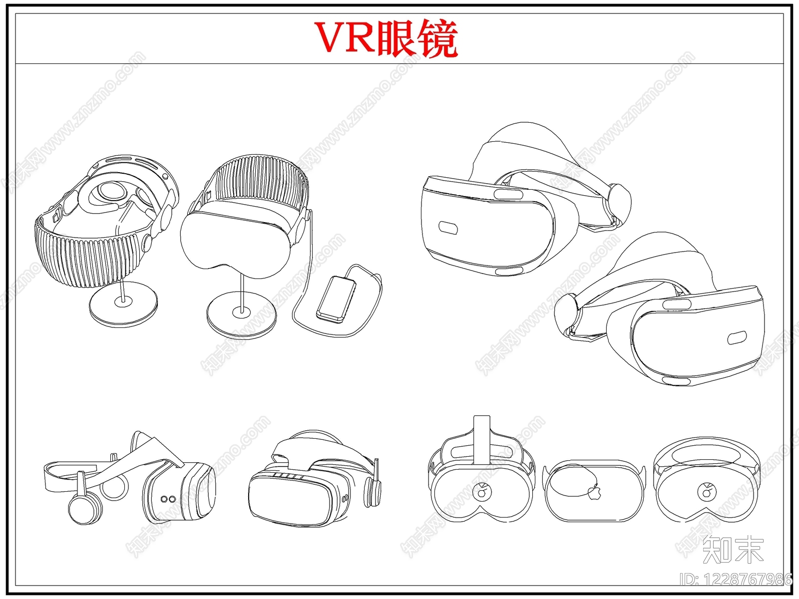 综合器材设备图库CAD图纸