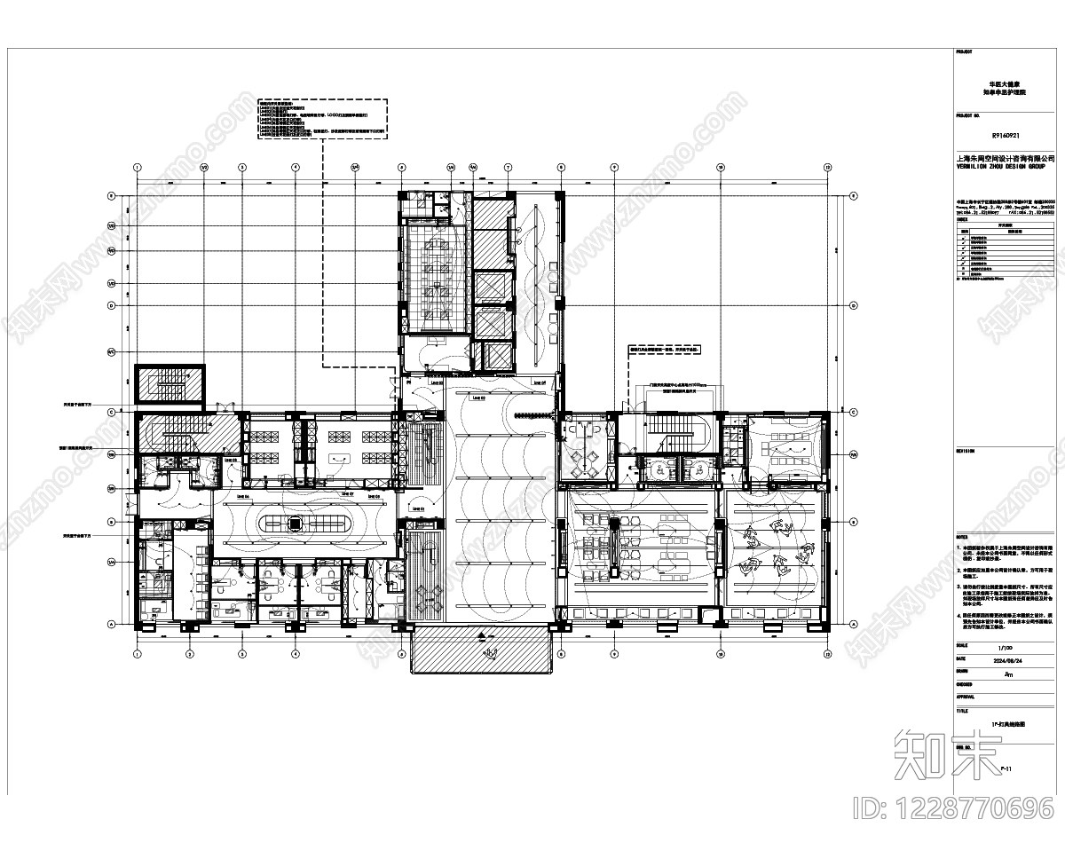 养老院cad施工图下载【ID:1228770696】