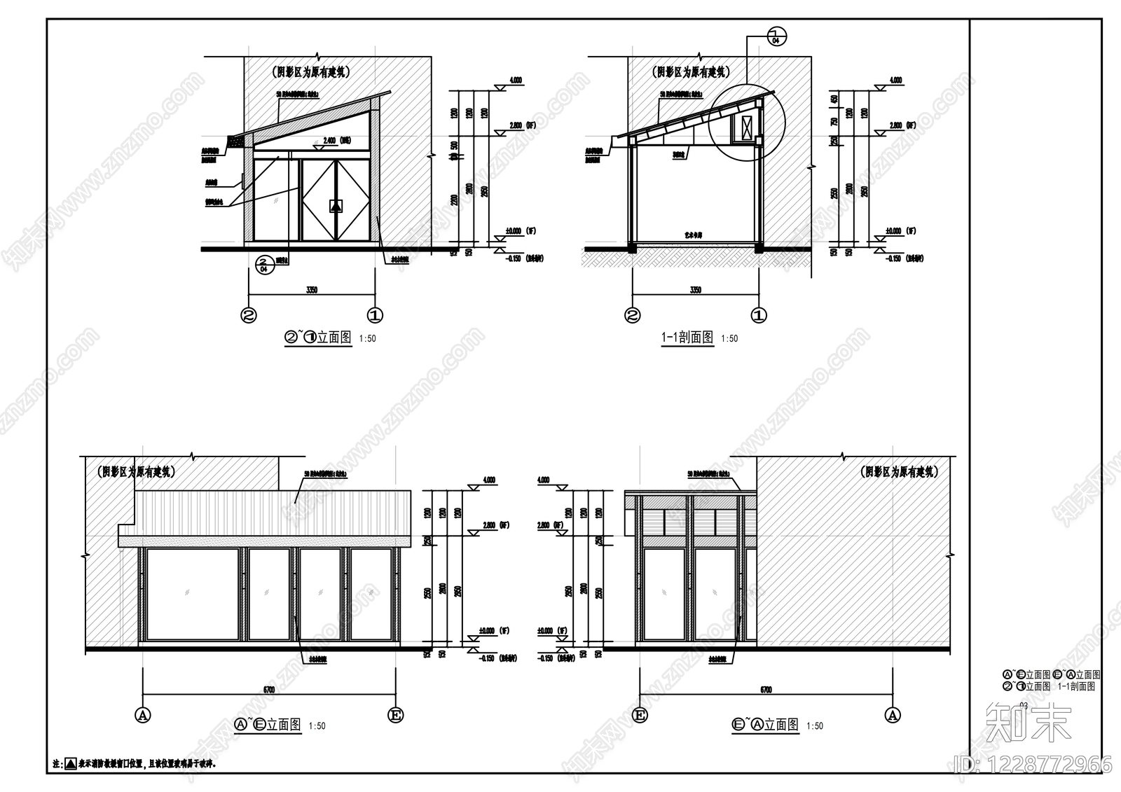 其他文化建筑cad施工图下载【ID:1228772966】
