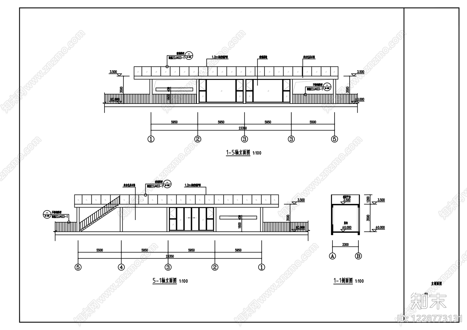 其他文化建筑cad施工图下载【ID:1228773131】