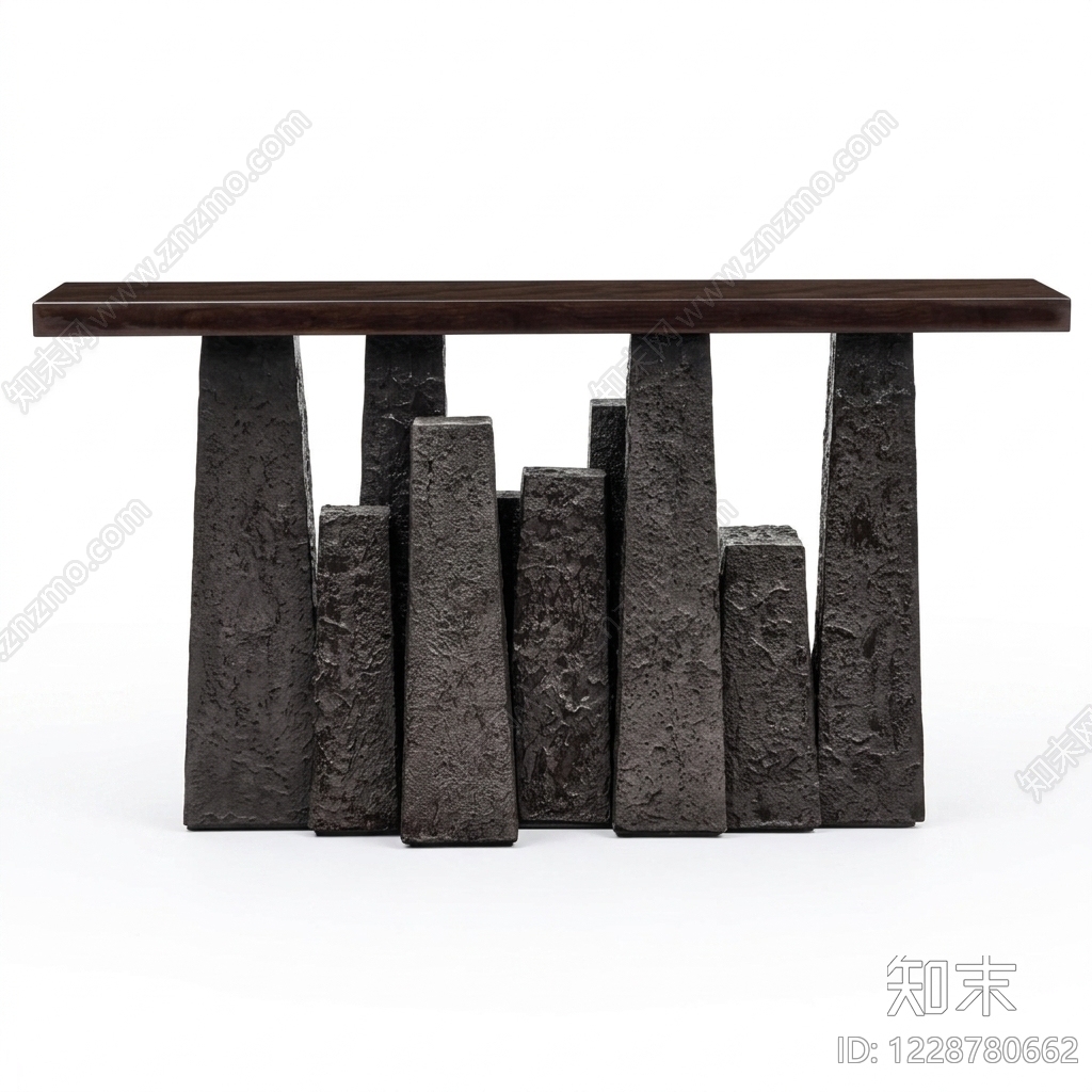 侘寂条案SU模型下载【ID:1228780662】