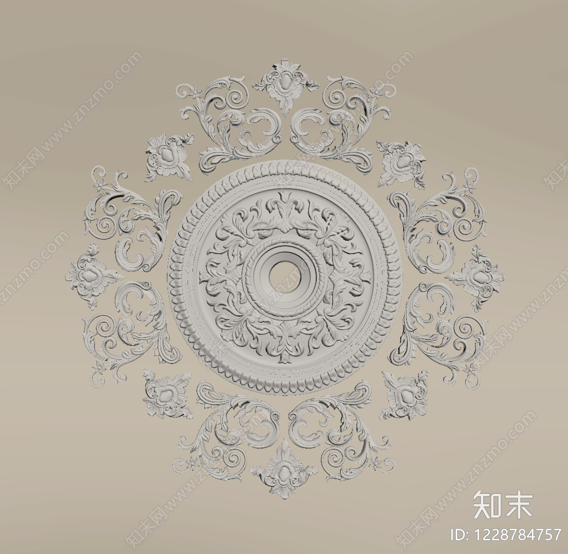 欧式雕花SU模型下载【ID:1228784757】