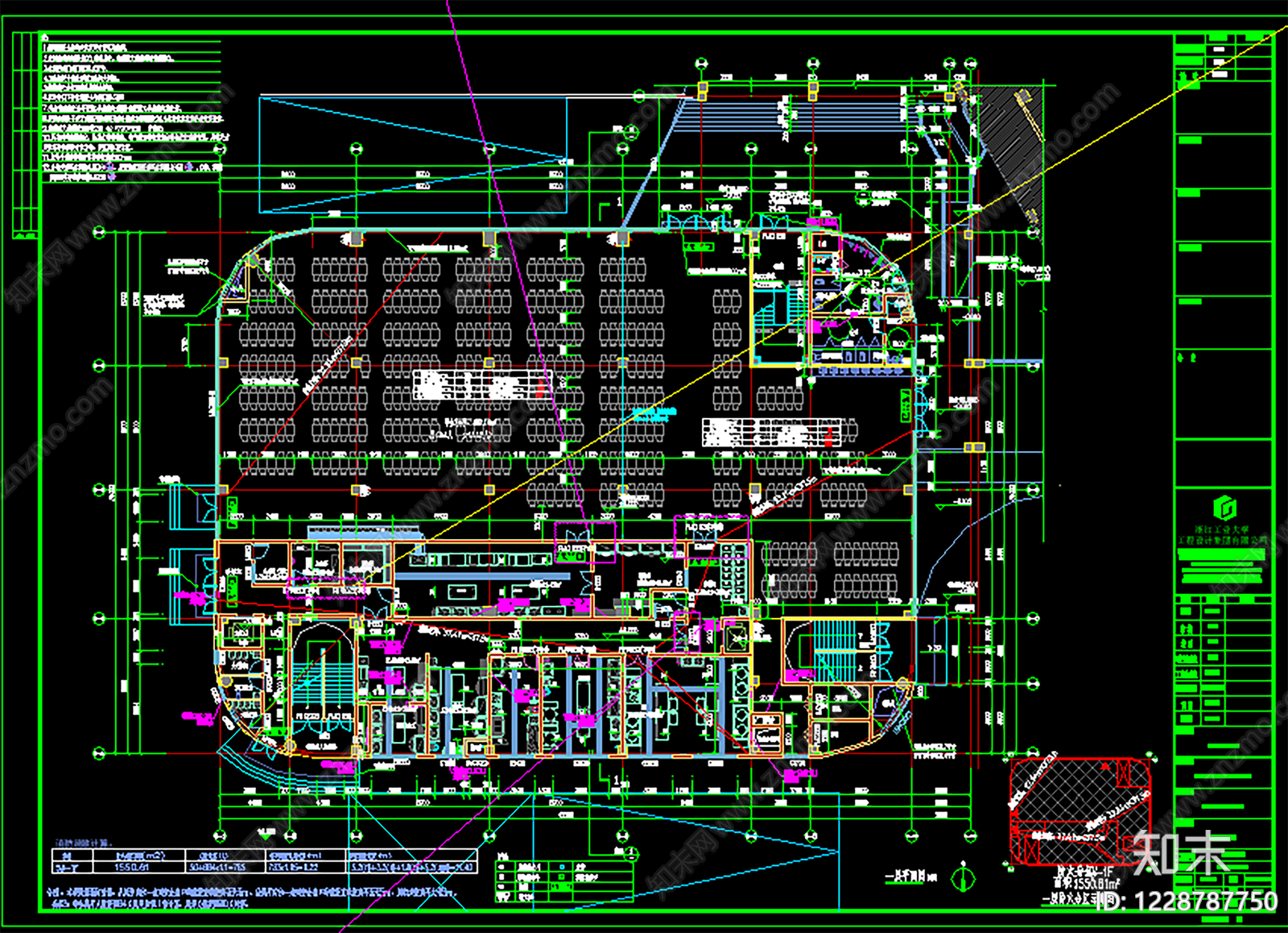 学校建筑cad施工图下载【ID:1228787750】