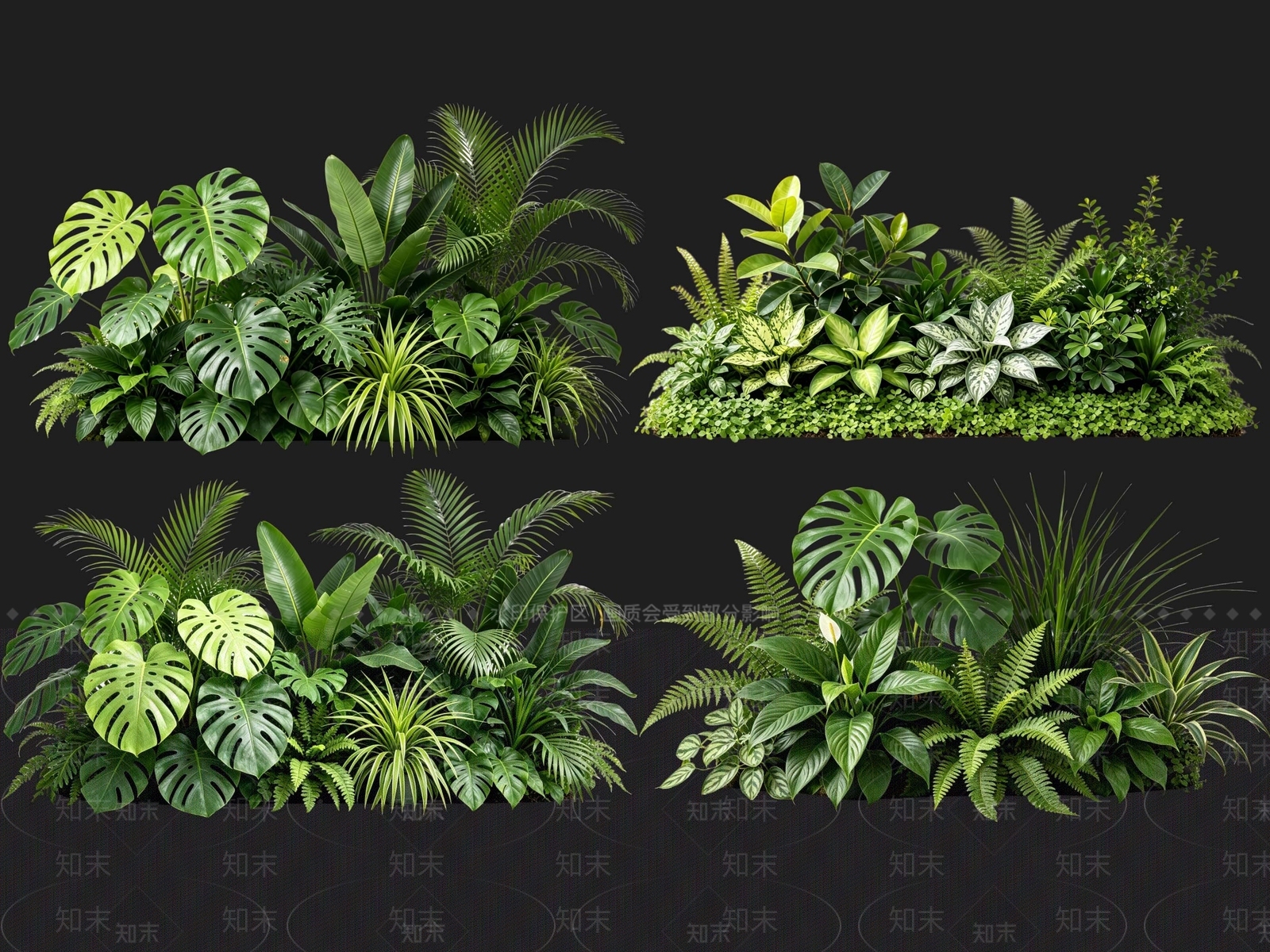 现代花境SU模型下载【ID:1228794249】
