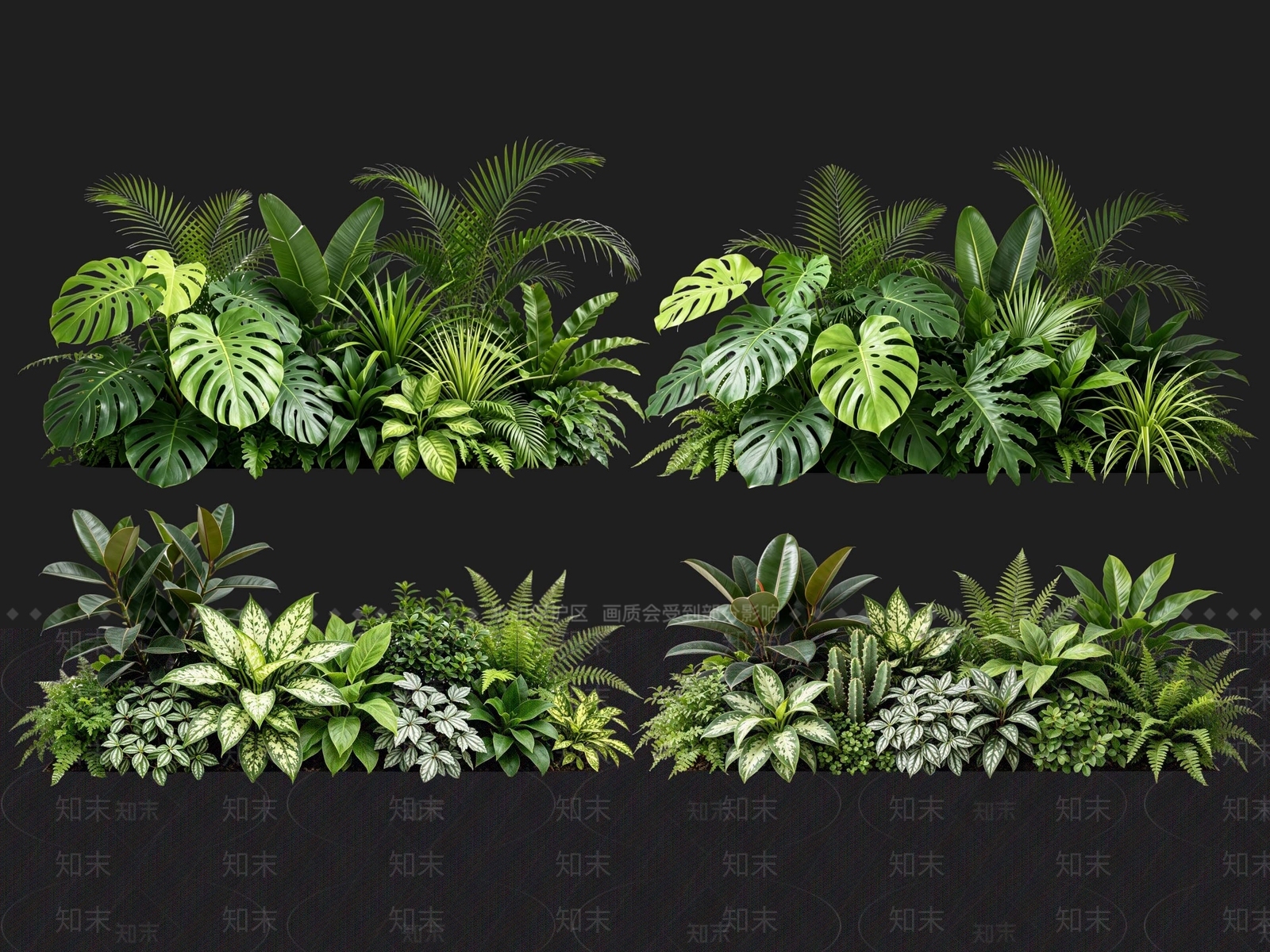 现代花境SU模型下载【ID:1228794541】