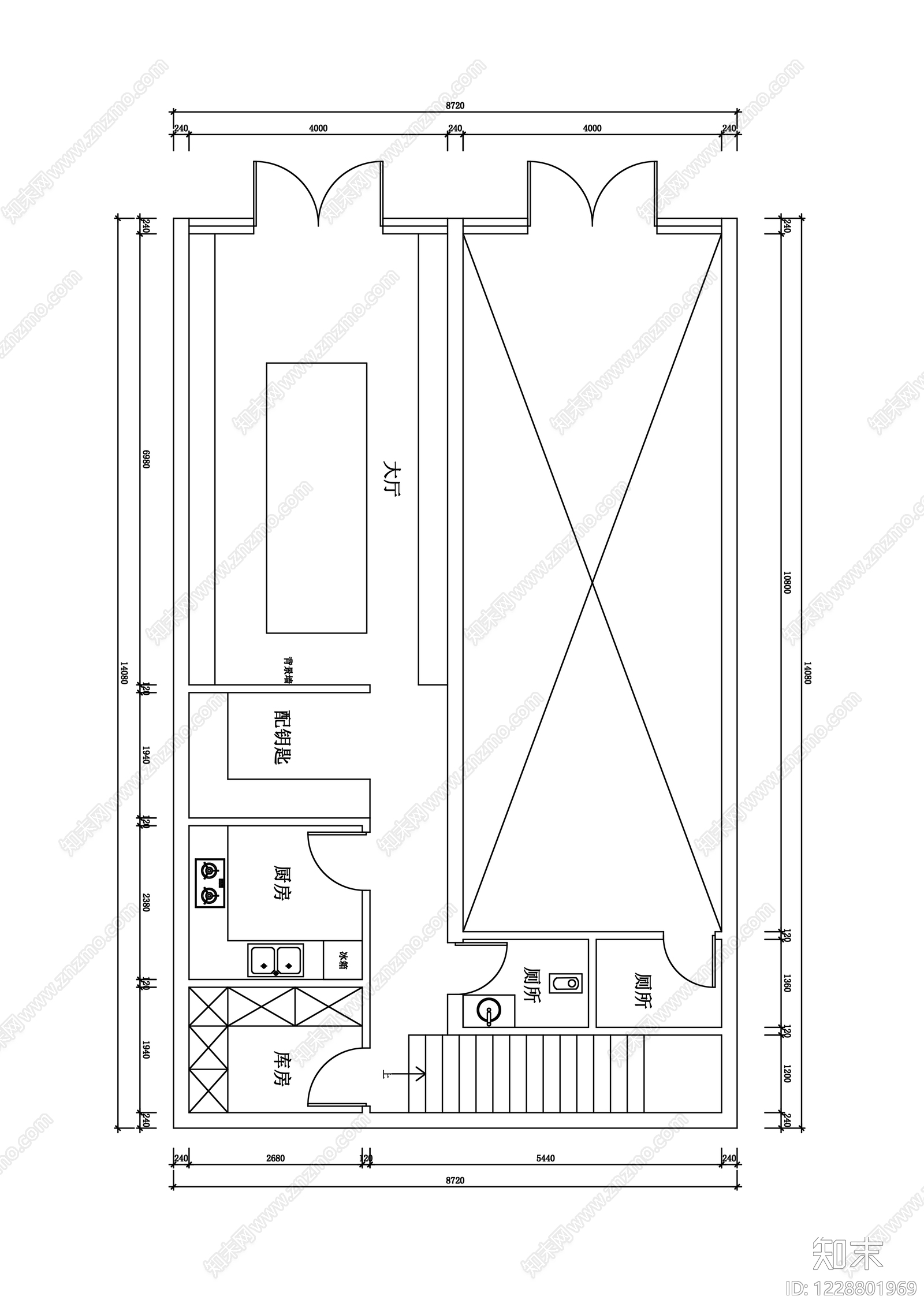 现代商业空间CAD图纸