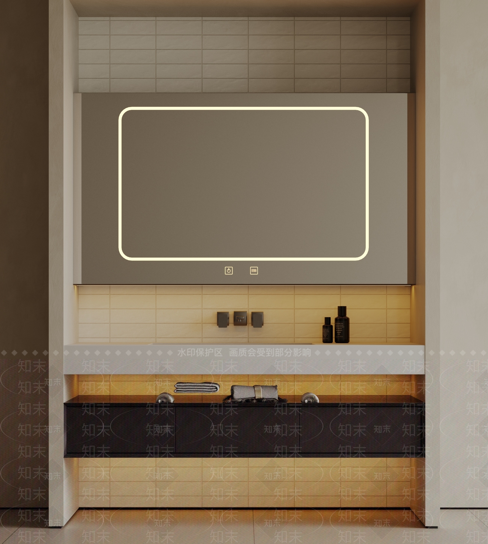 意式极简洗手台3D模型下载【ID:1228808820】