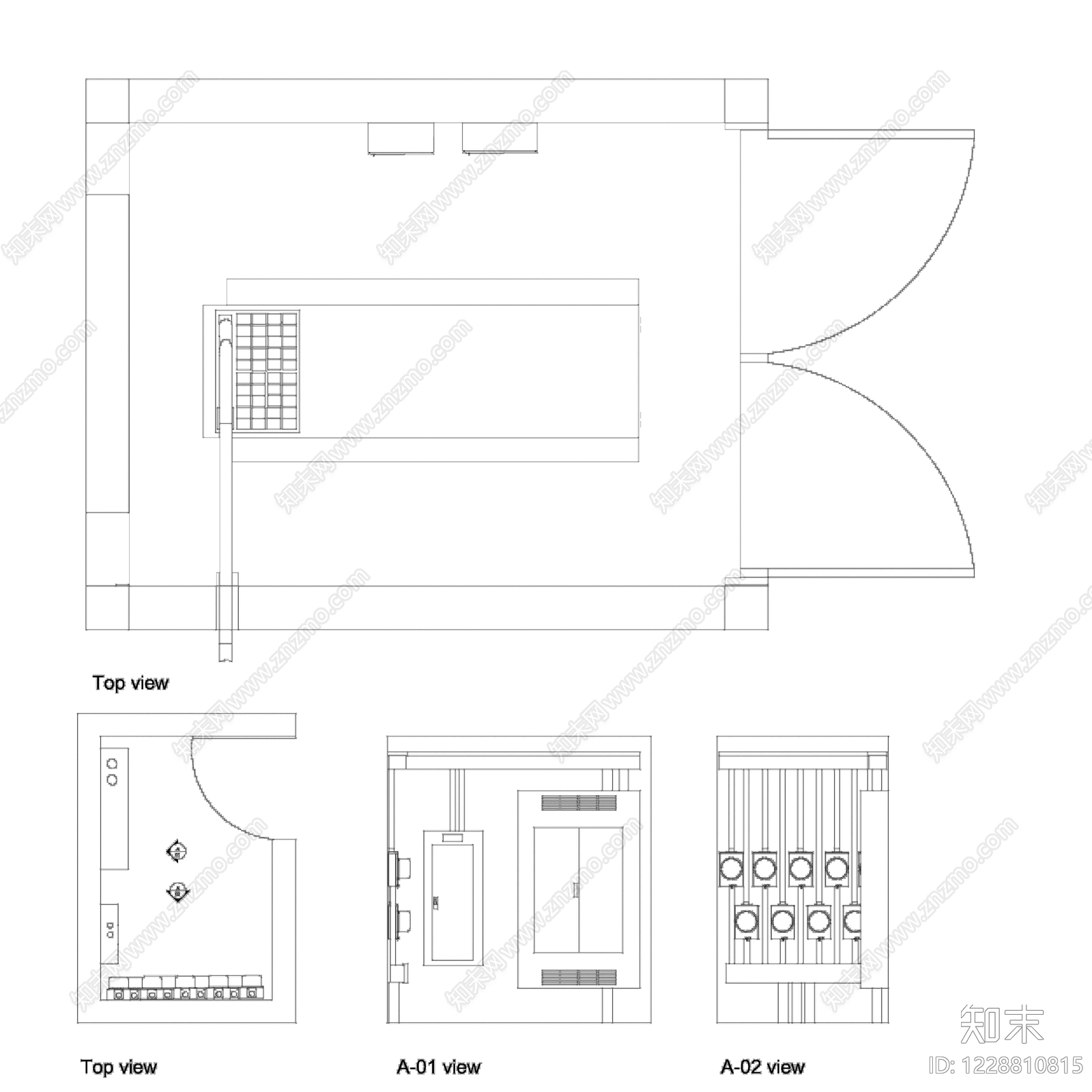 其他工装空间CAD图纸