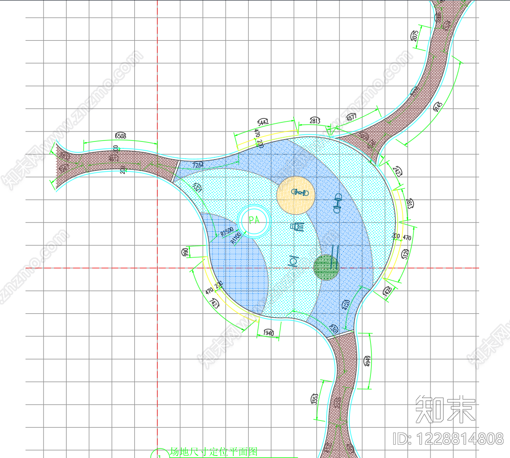 景观节点cad施工图下载【ID:1228814808】