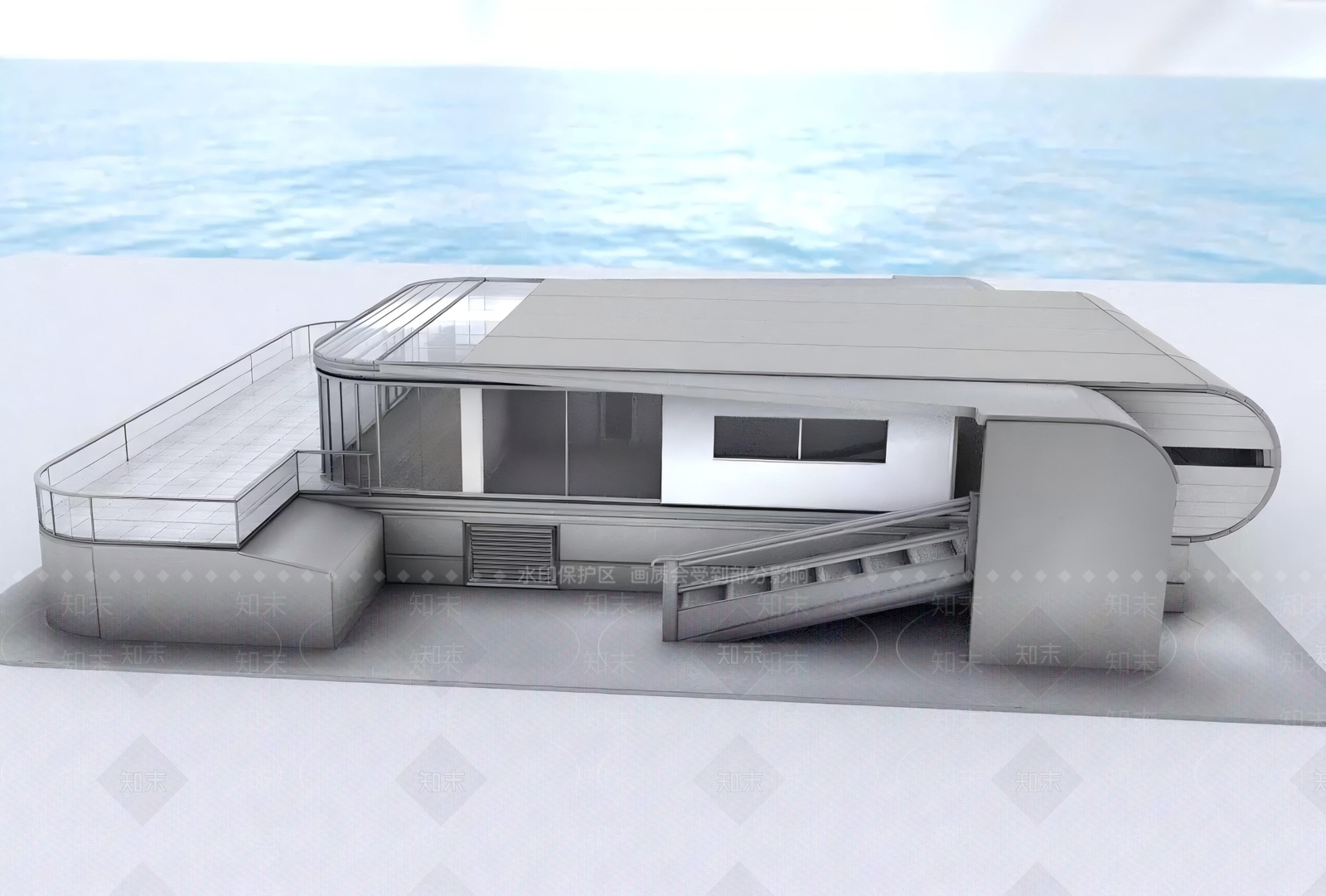 未来主义艺术风格建筑3D模型下载【ID:1228815831】