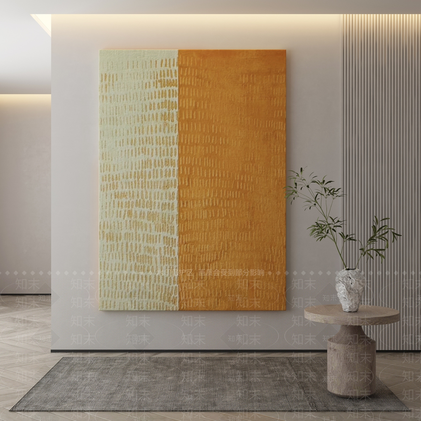 侘寂玄关3D模型下载【ID:1228816456】
