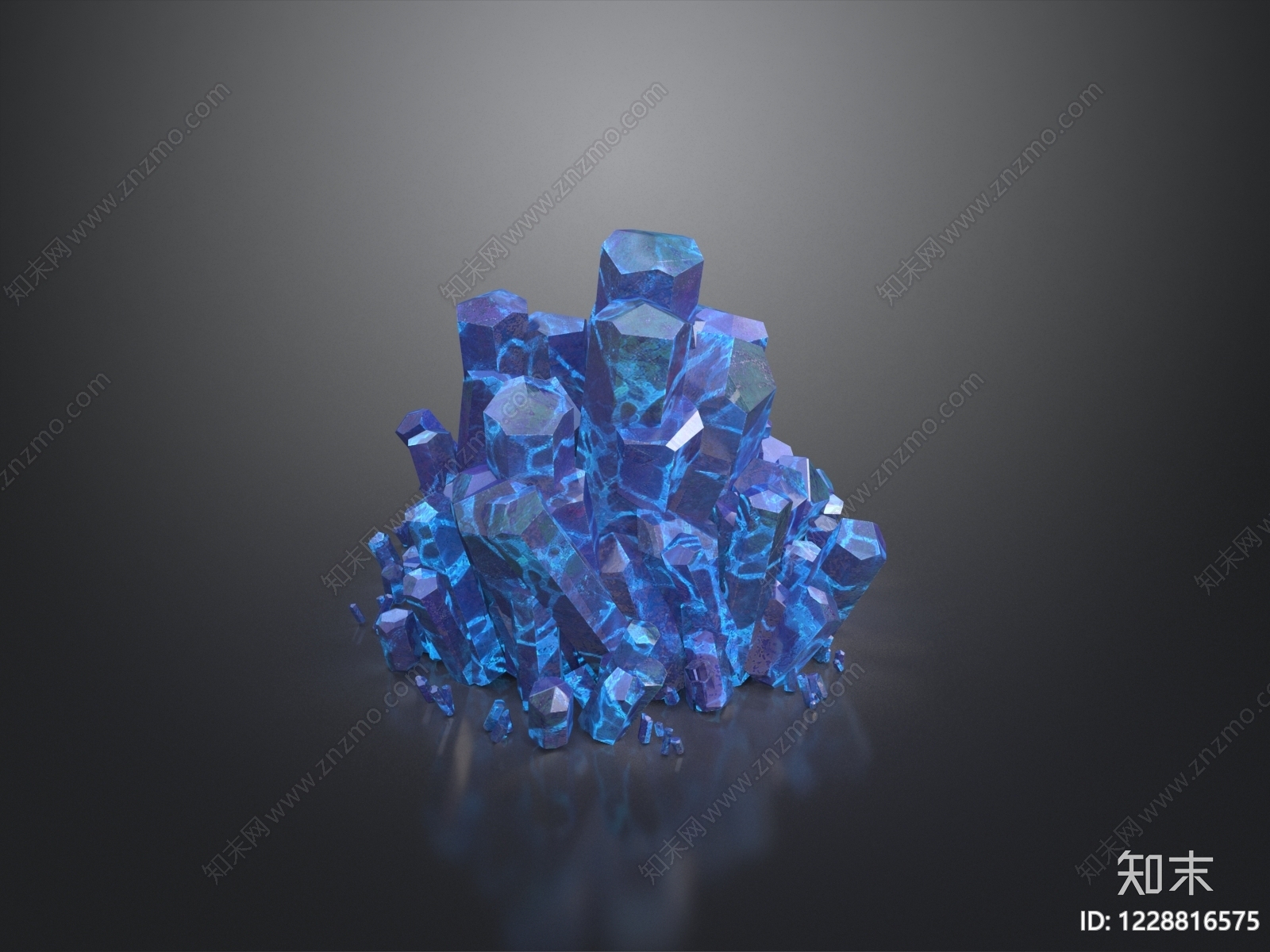 赛博朋克风雕塑摆件3D模型下载【ID:1228816575】