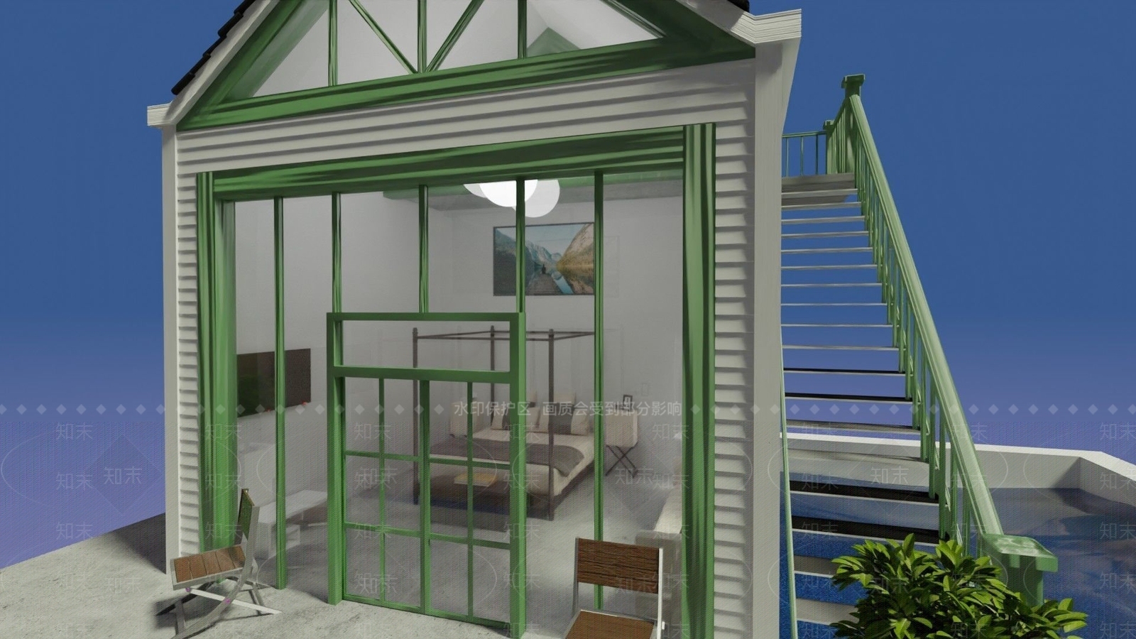 现代简约其他住宅外观3D模型下载【ID:1228818342】