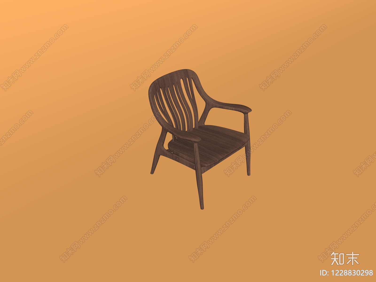 中古风休闲椅SU模型下载【ID:1228830298】