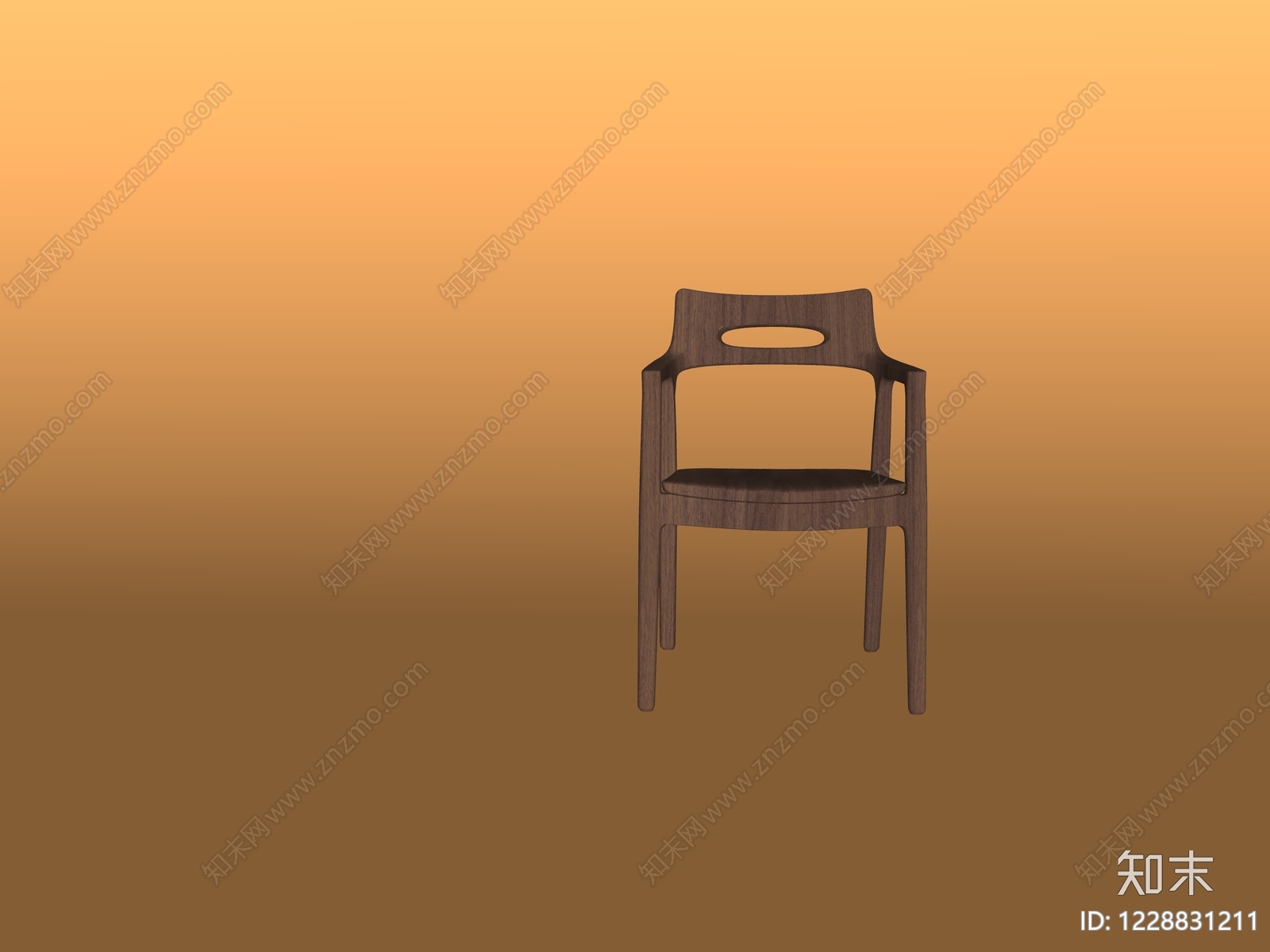 中古风餐椅SU模型下载【ID:1228831211】
