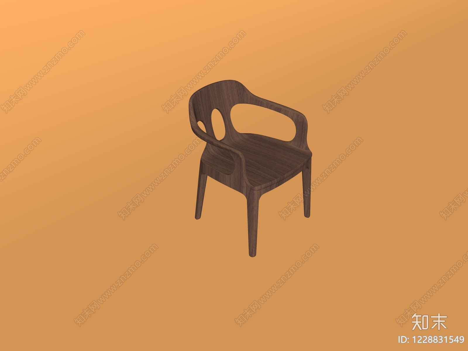 中古风餐椅SU模型下载【ID:1228831549】