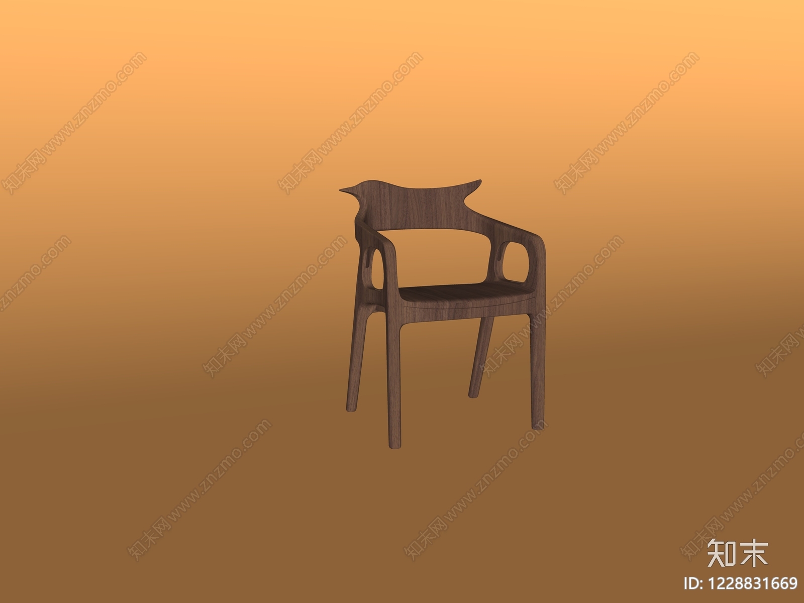 中古风餐椅SU模型下载【ID:1228831669】
