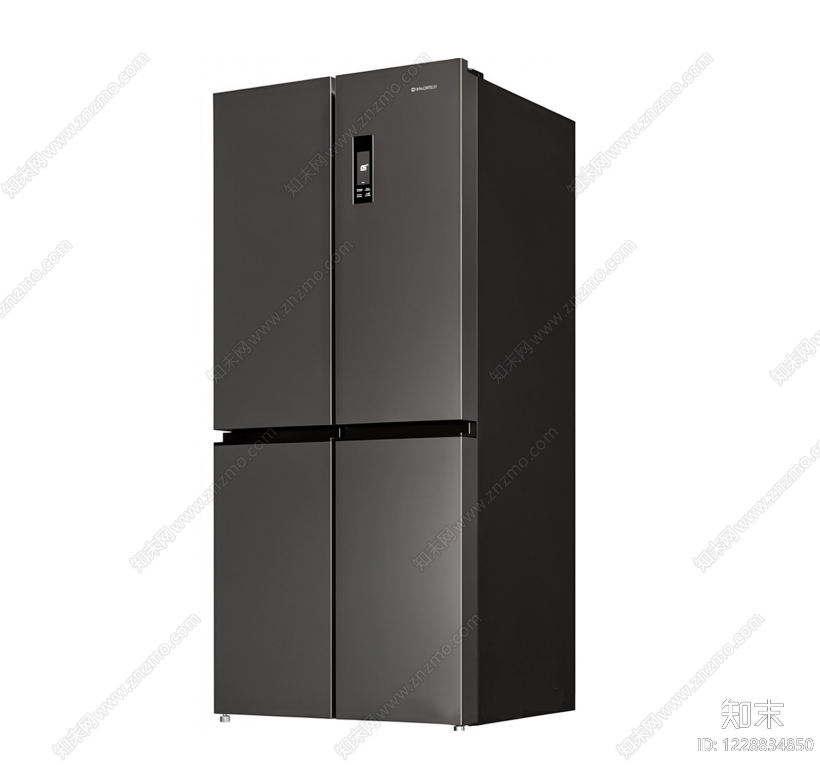 现代冰箱SU模型草图