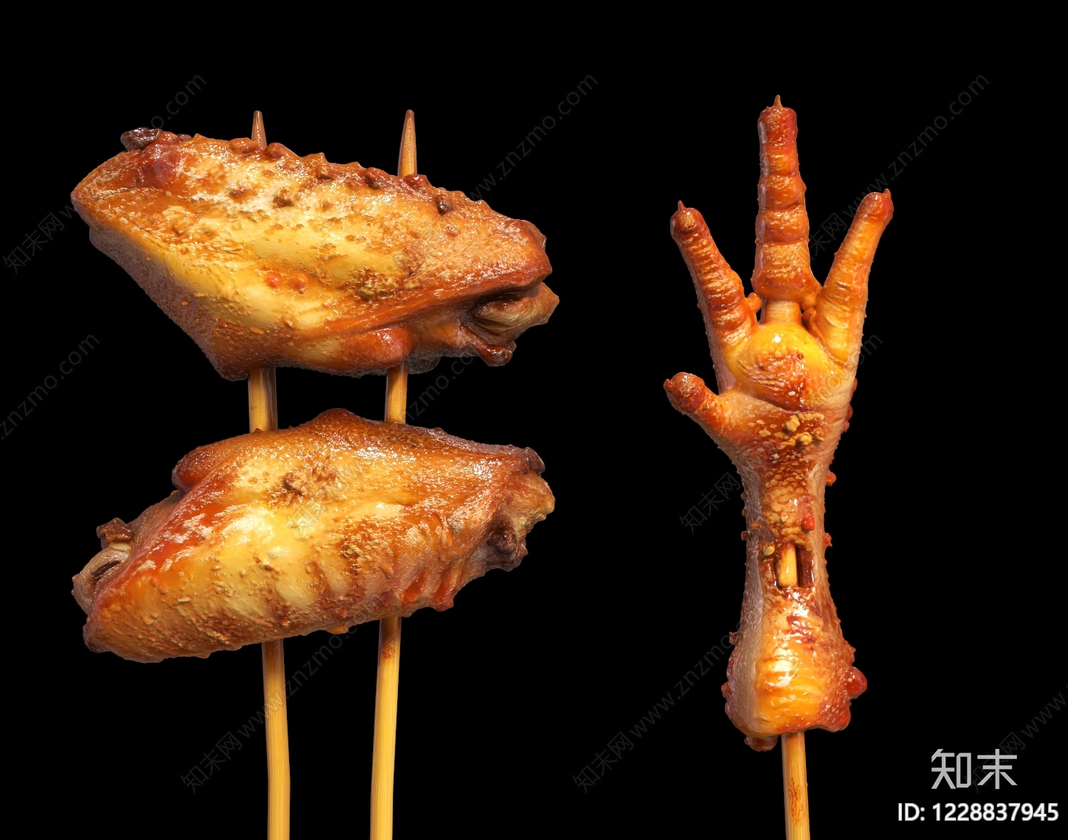 酒水食物3D模型下载【ID:1228837945】