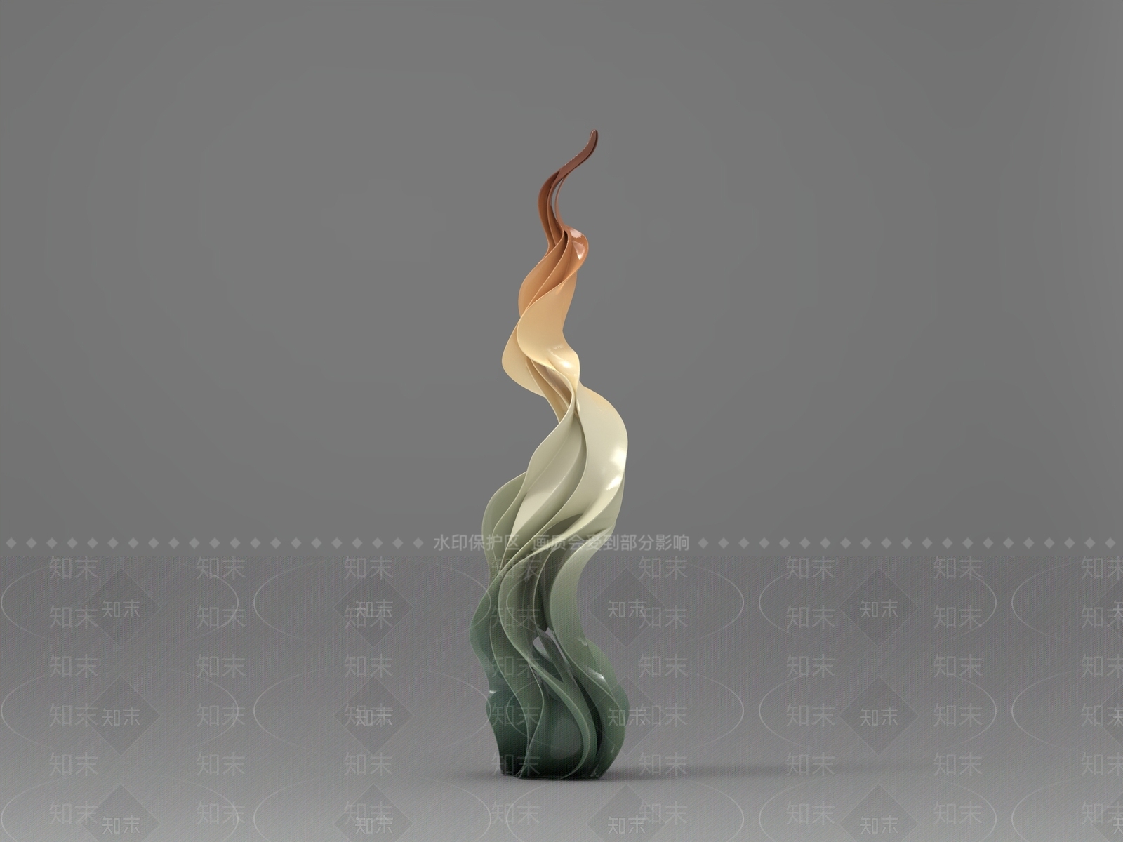 现代雕塑摆件3D模型下载【ID:1228843197】