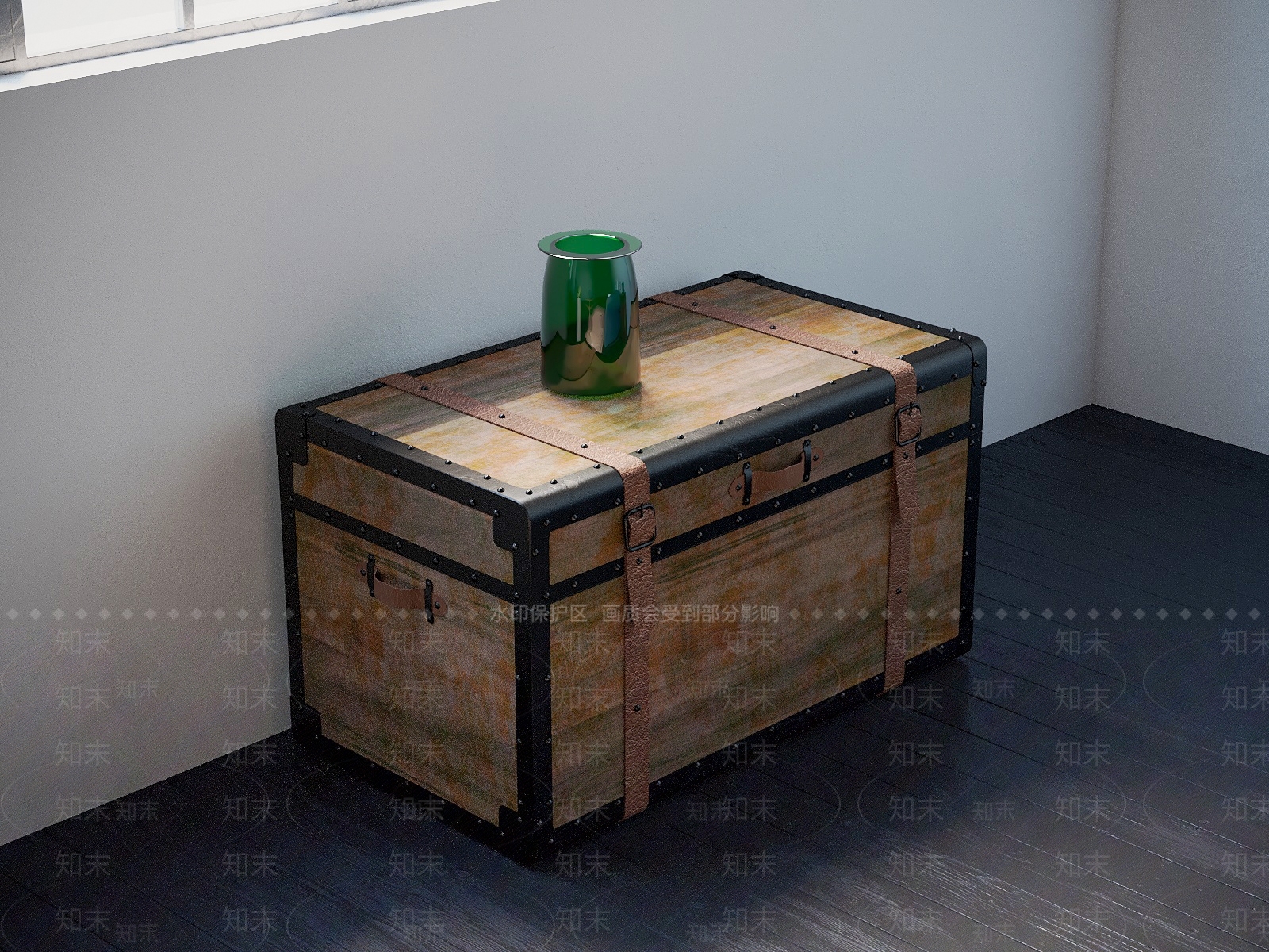 复古工业风储物柜3D模型下载【ID:1228845440】