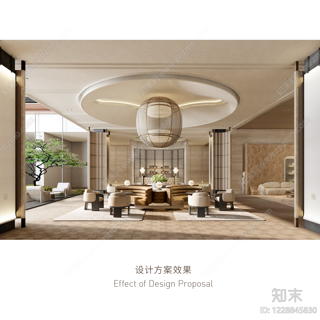 售楼处cad施工图下载【ID:1228845830】