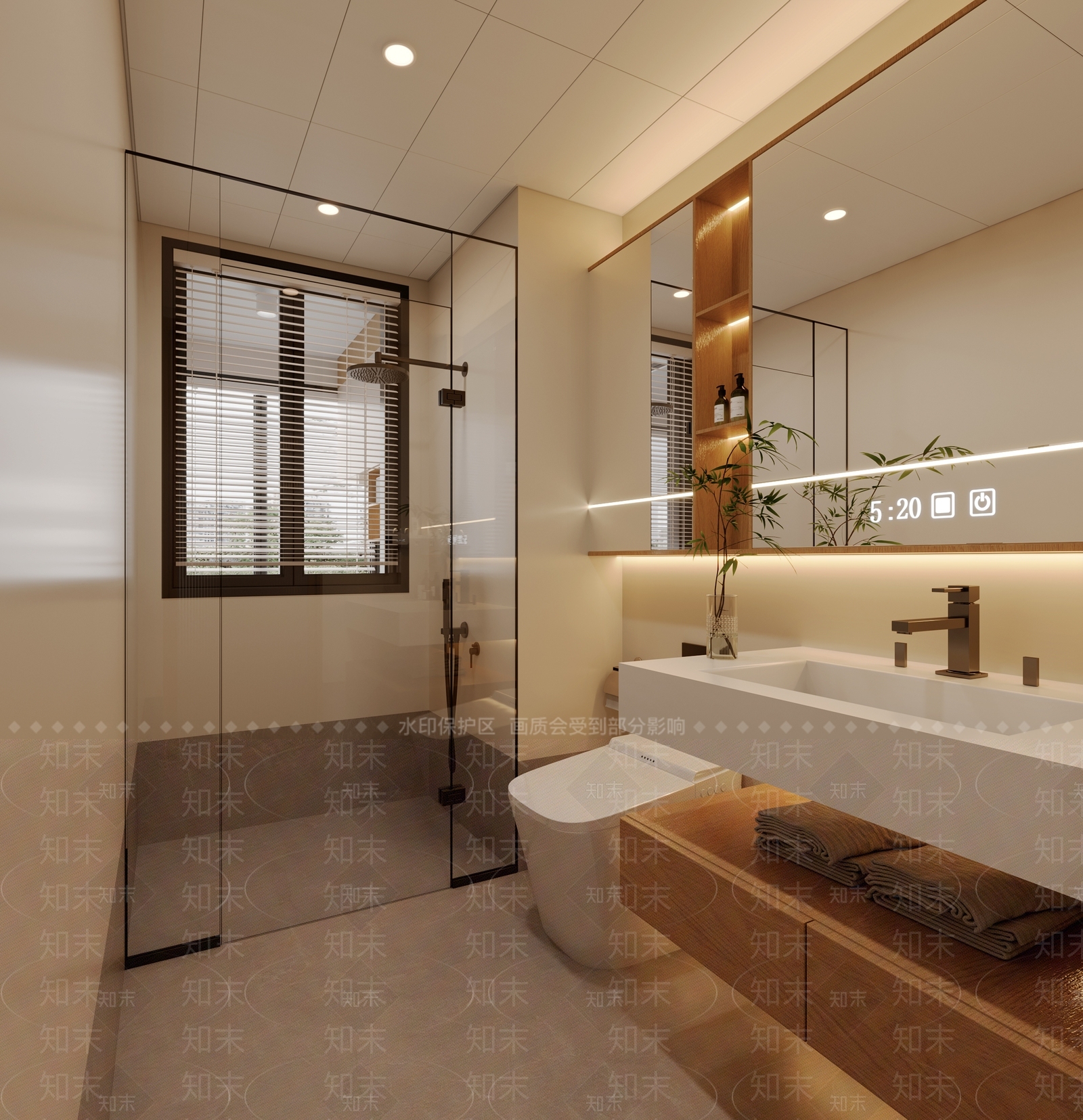 原木风家居卧室3D模型下载【ID:1228848421】