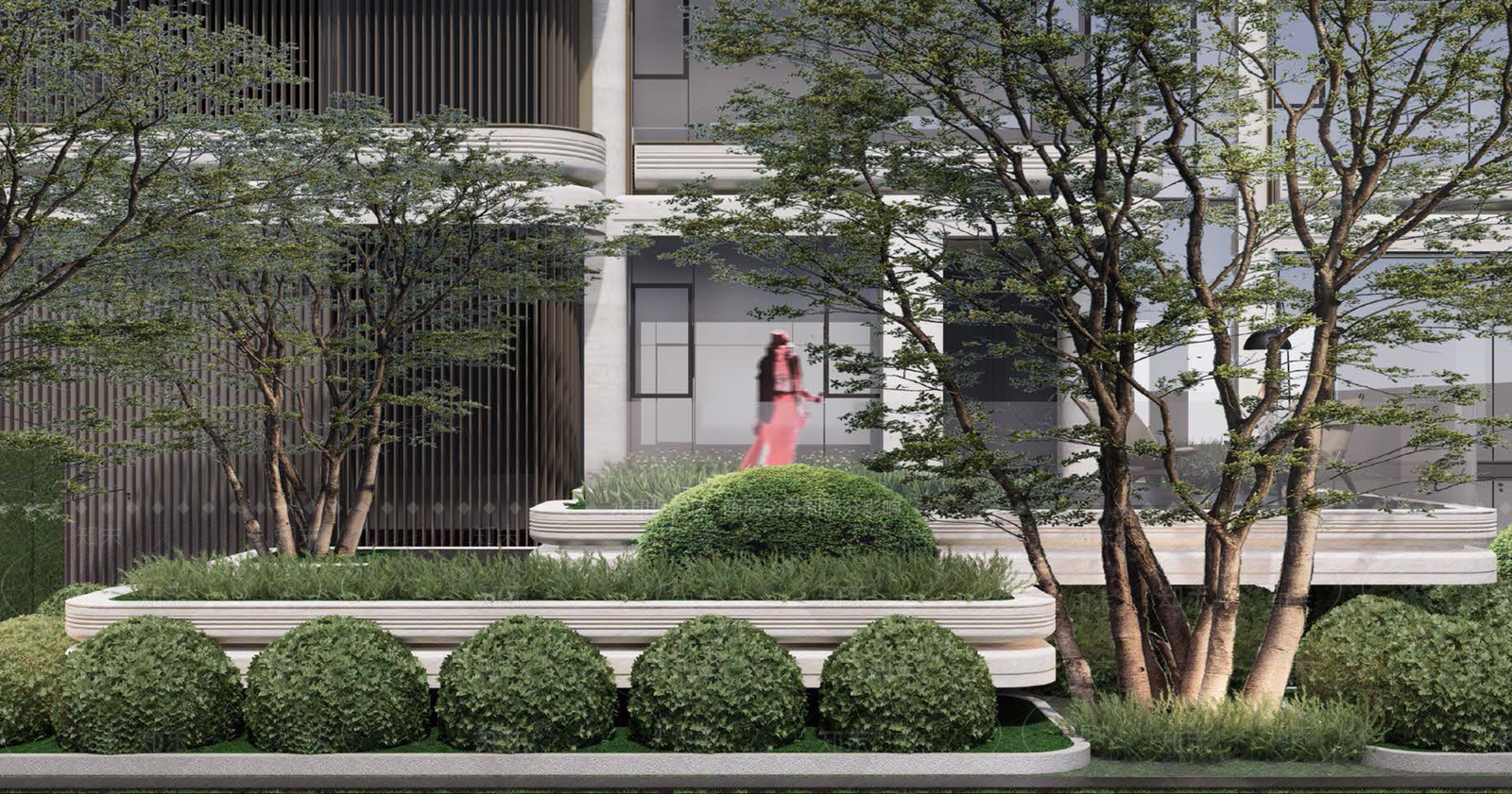 现代主义多层住宅SU模型下载【ID:1228856337】