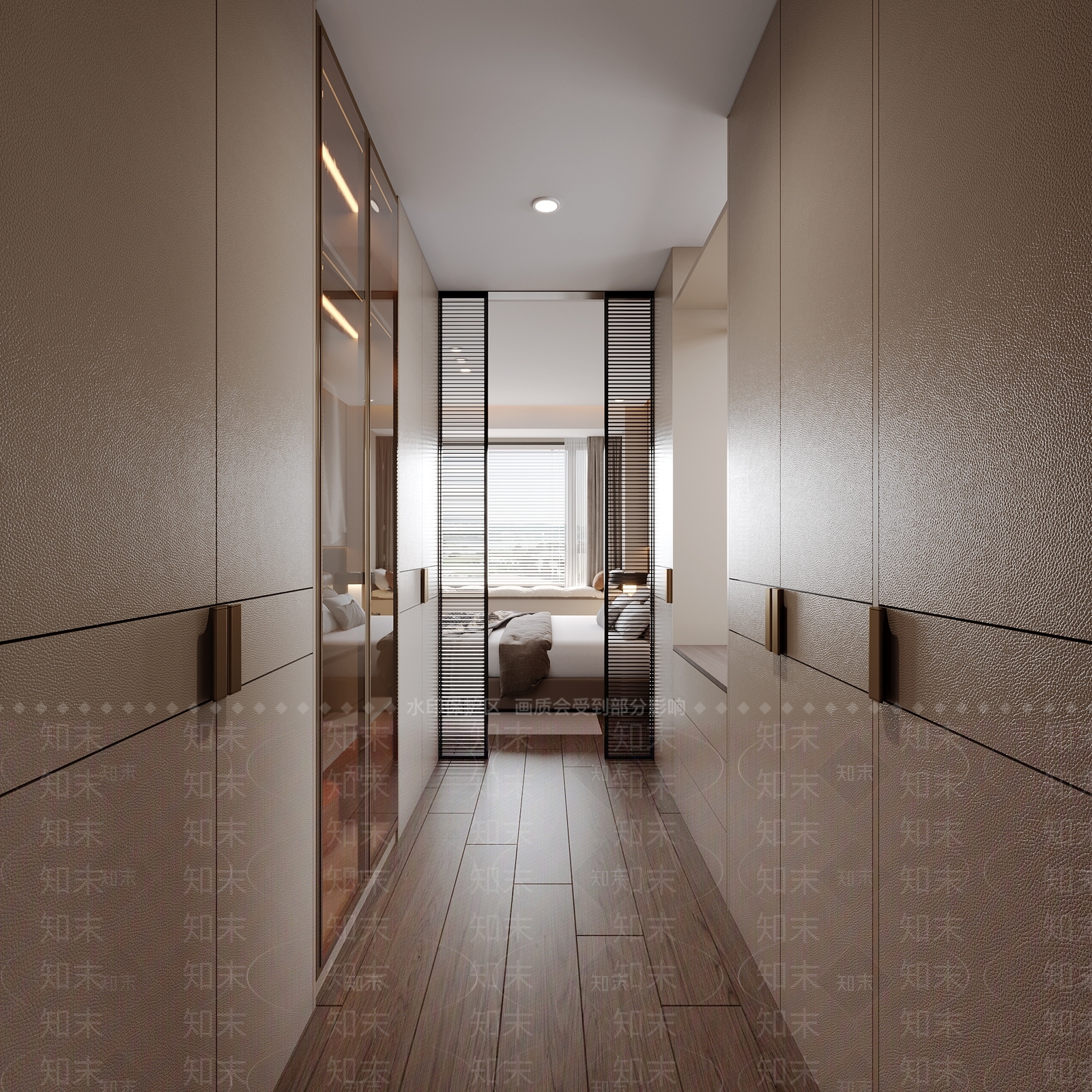 现代简约主卧3D模型下载【ID:1228858380】