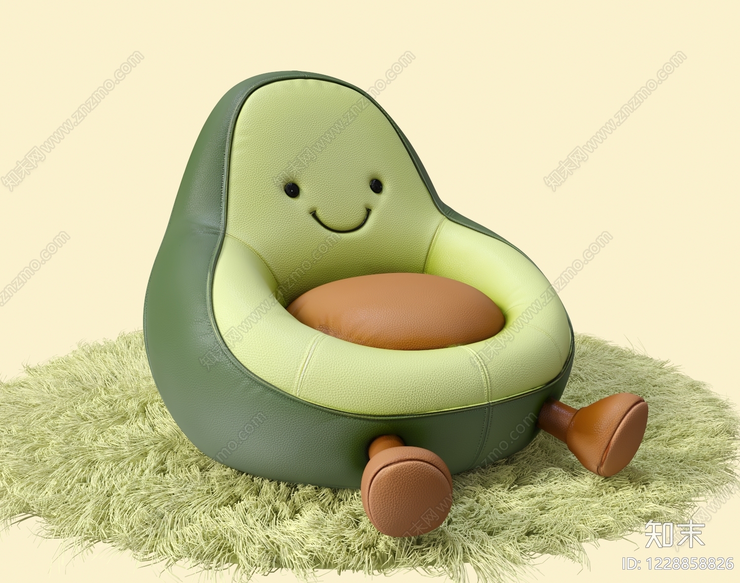 现代儿童椅3D模型下载【ID:1228858826】