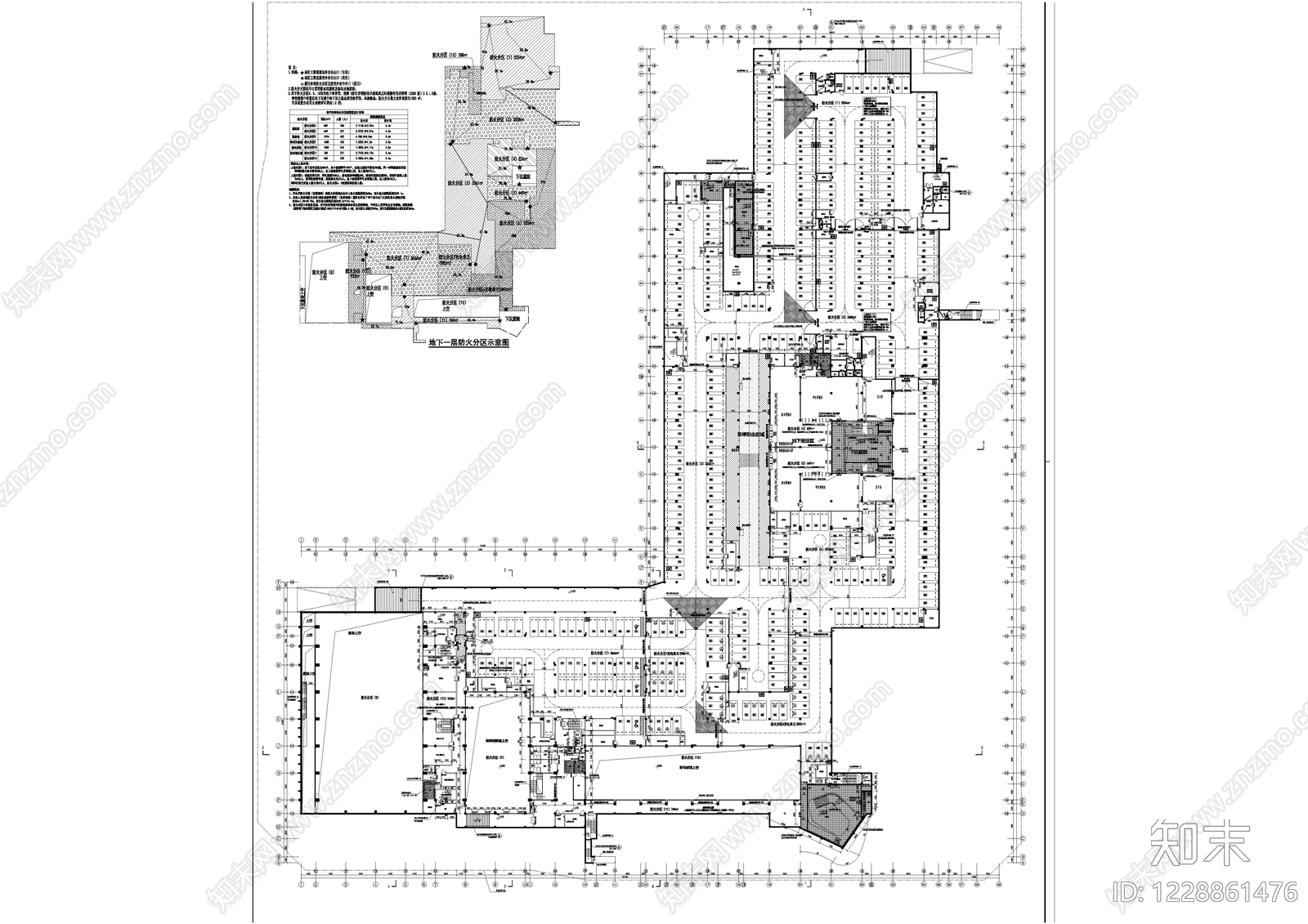 学校建筑cad施工图下载【ID:1228861476】
