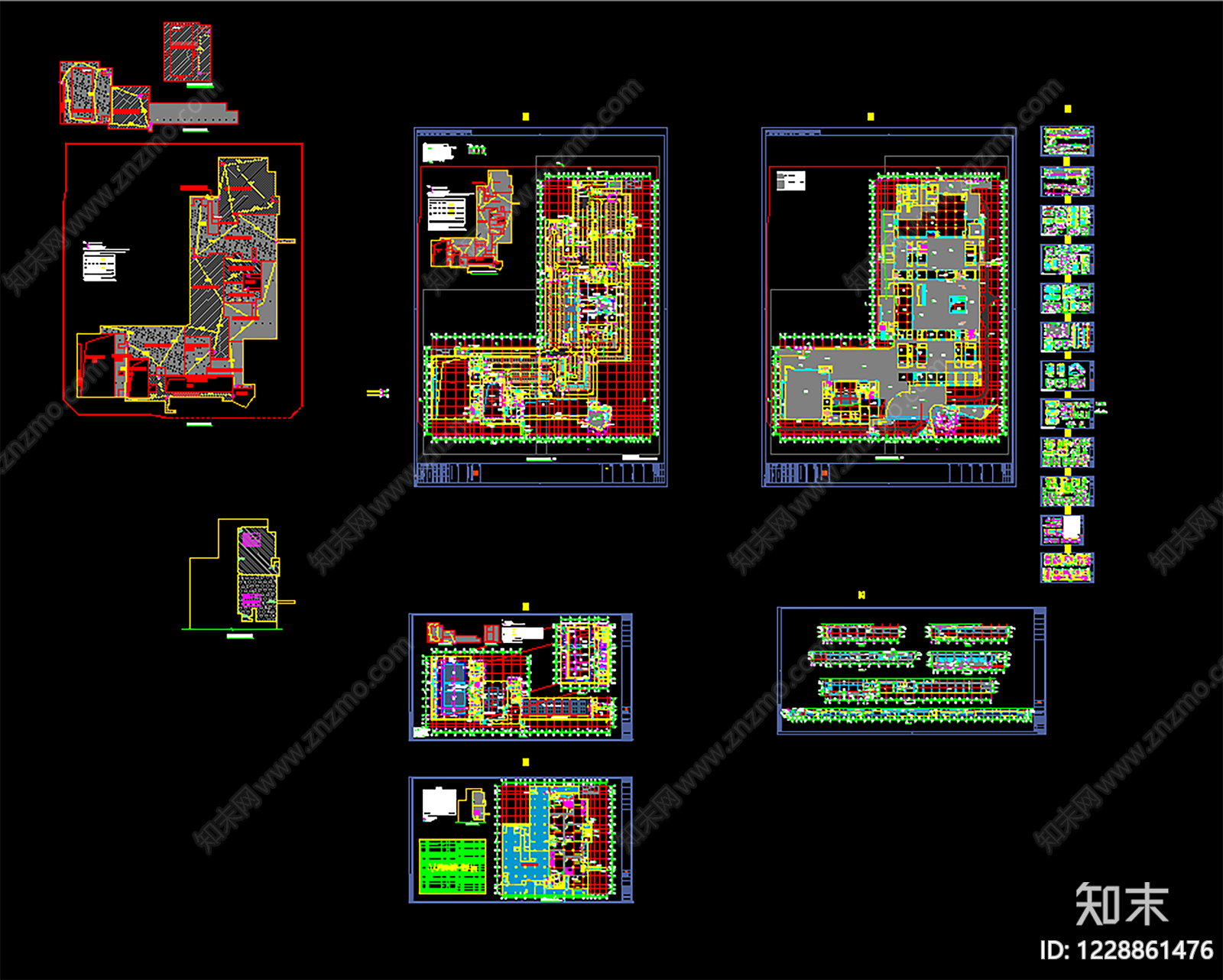 学校建筑cad施工图下载【ID:1228861476】