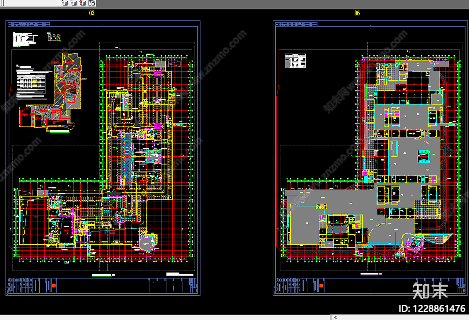 学校建筑cad施工图下载【ID:1228861476】