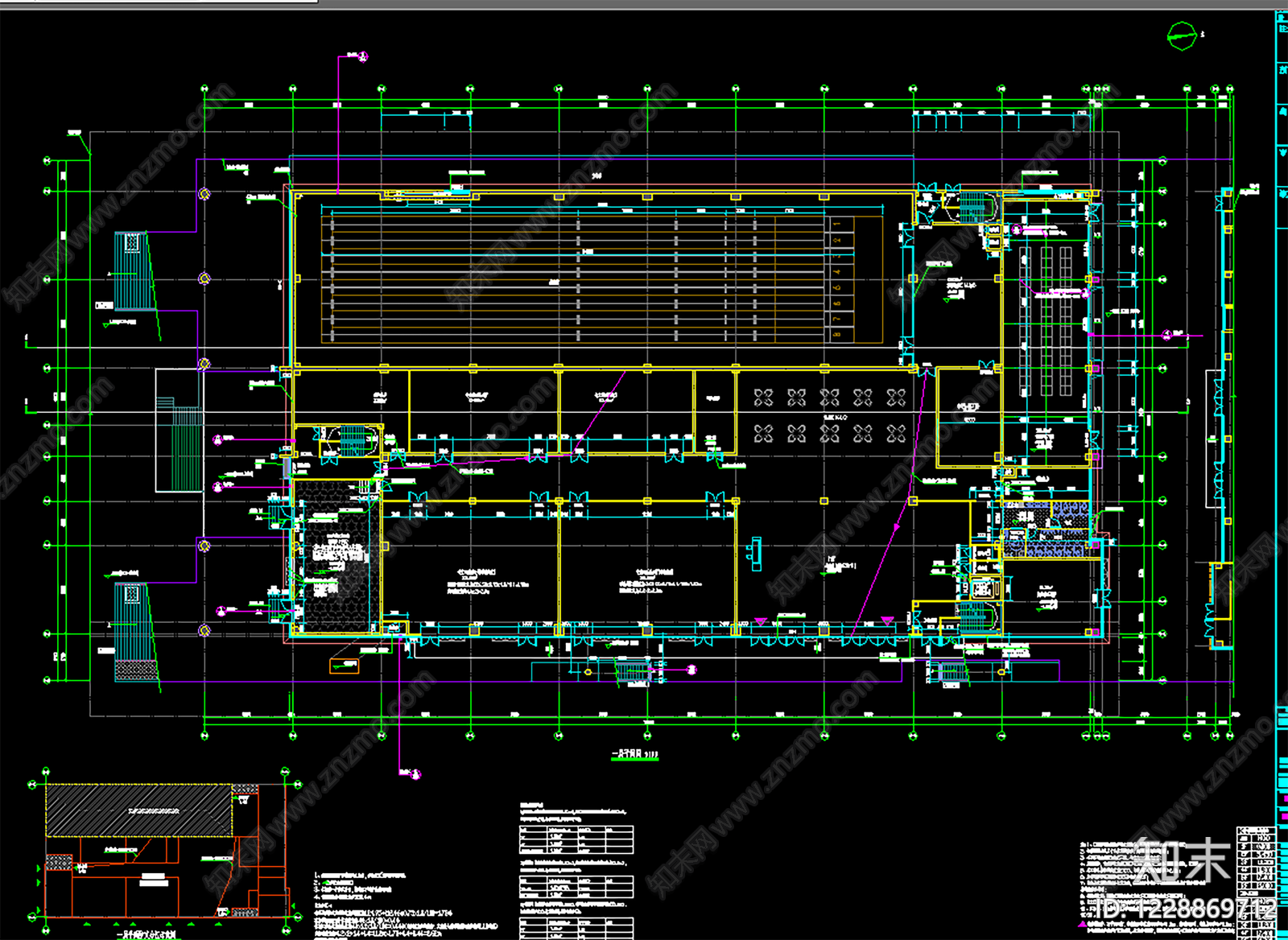 体育馆建筑cad施工图下载【ID:1228869712】
