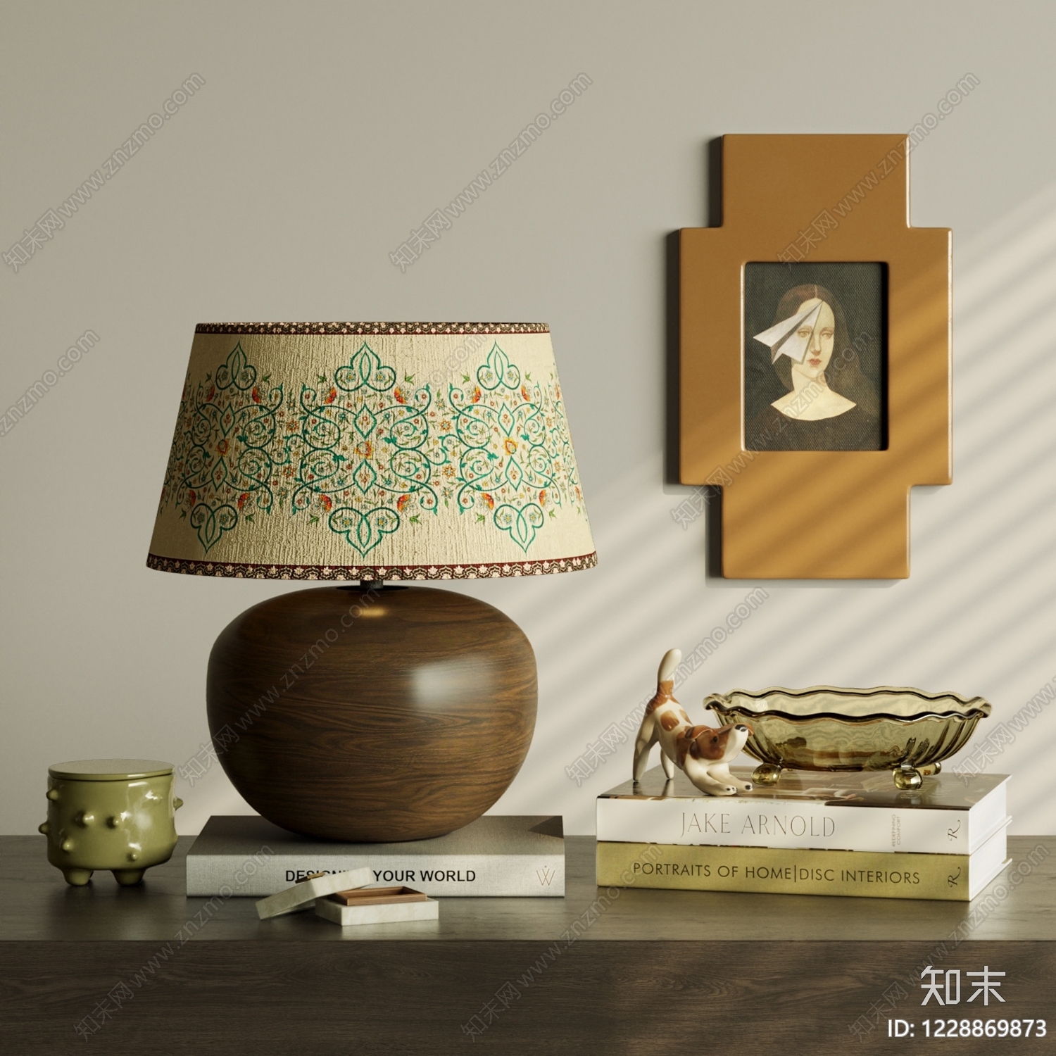 中古风摆件组合SU模型下载【ID:1228869873】