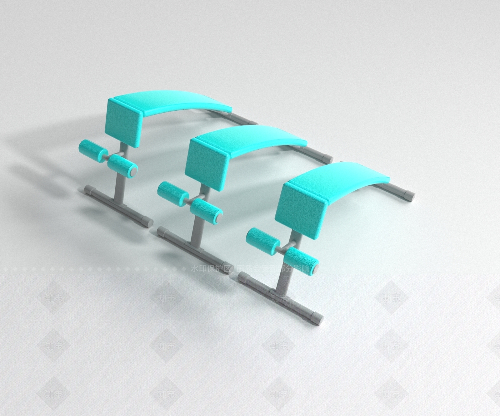 极简运动器材3D模型下载【ID:1228892904】