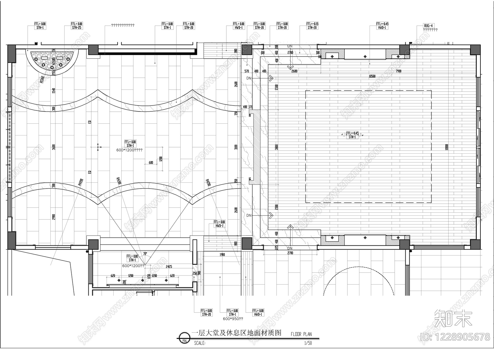 会所cad施工图下载【ID:1228905678】