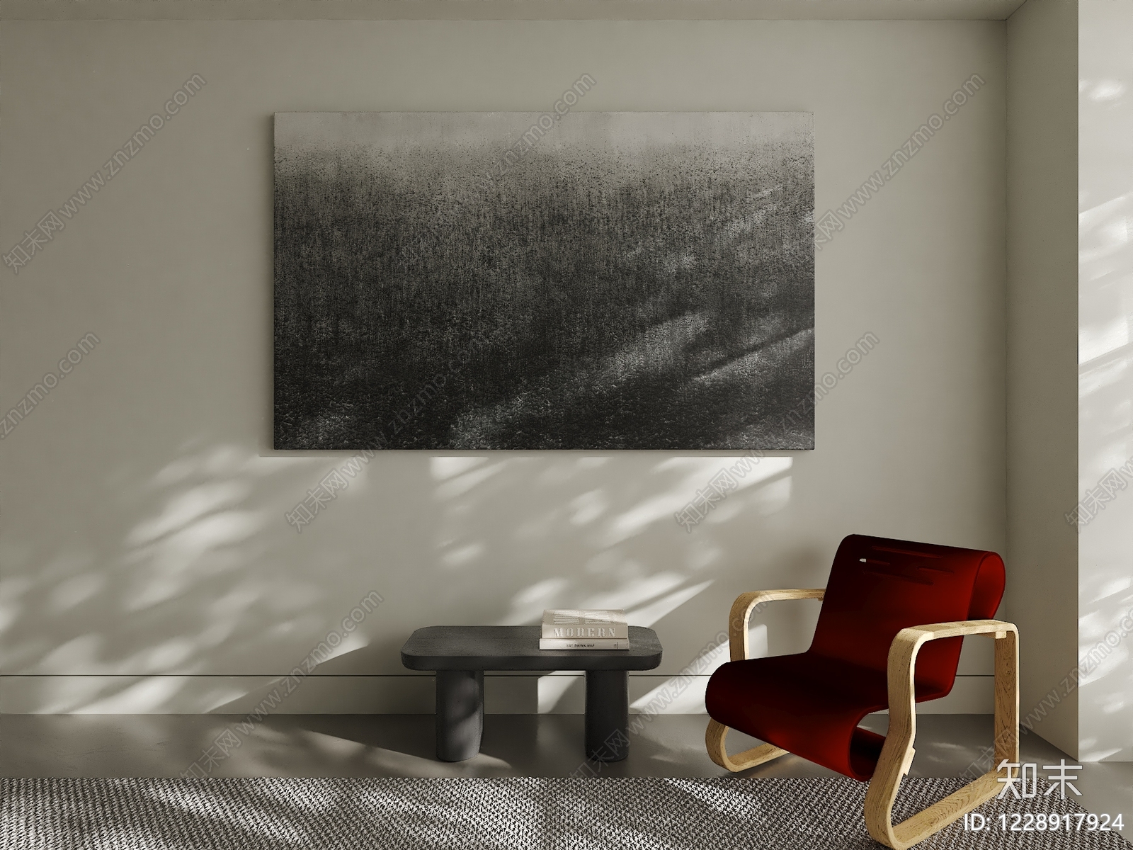 极简抽象挂画3D模型下载【ID:1228917924】