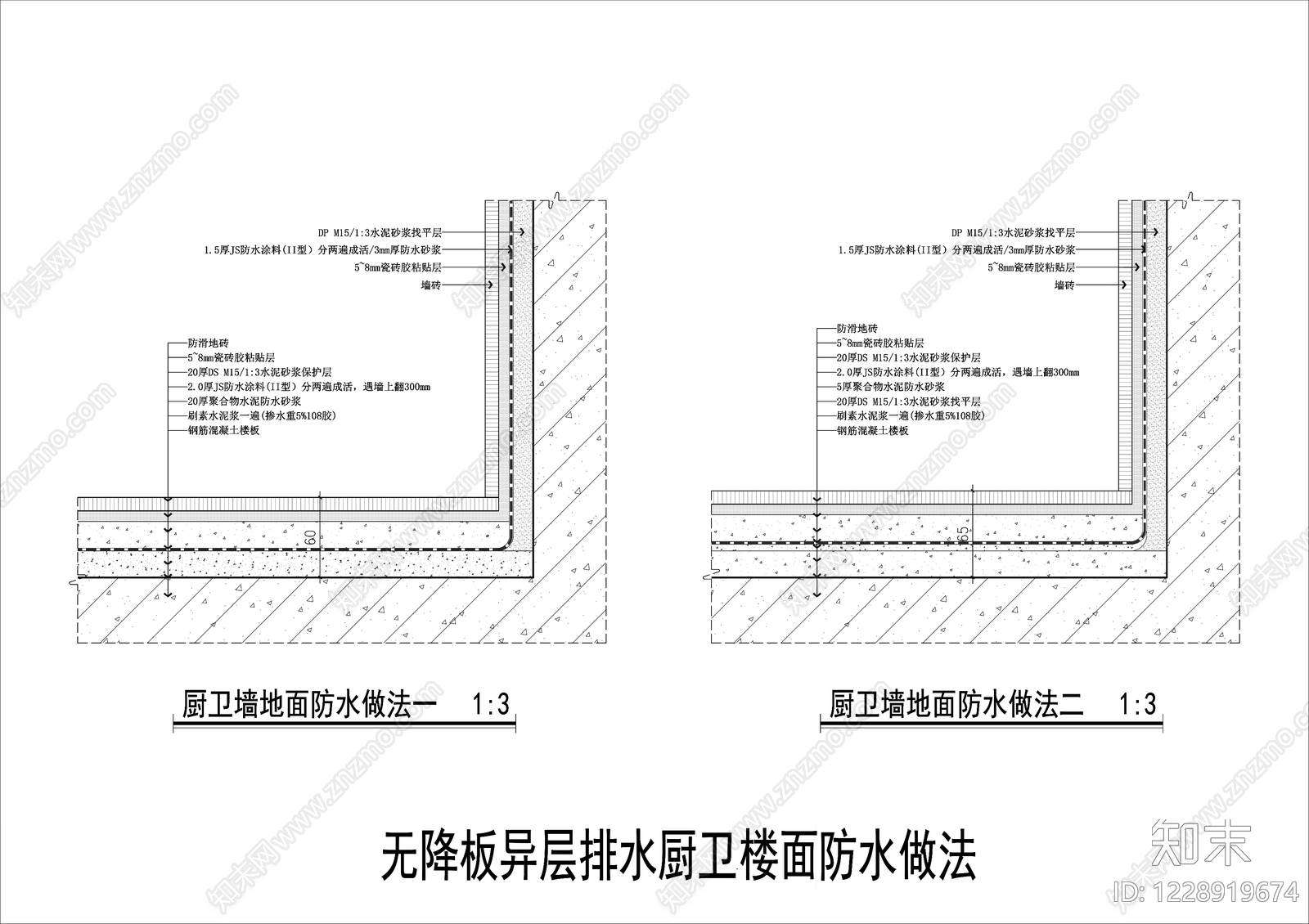 地面综合节点CAD图纸