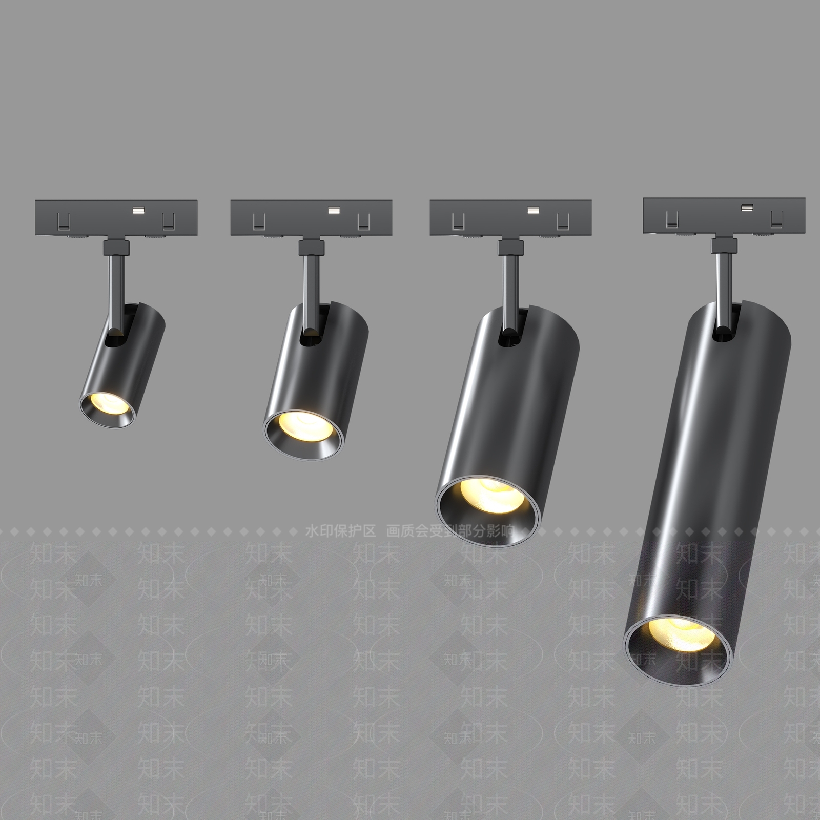 现代射灯3D模型下载【ID:1228927929】