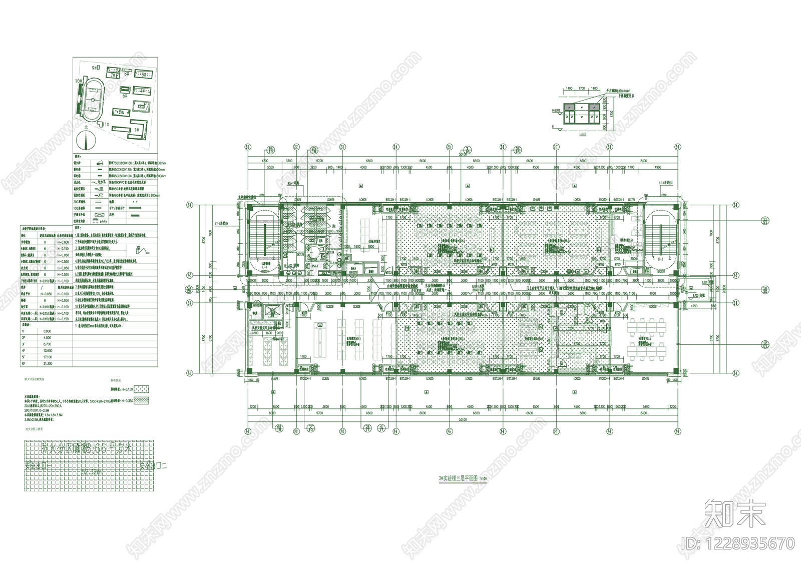 学校建筑cad施工图下载【ID:1228935670】