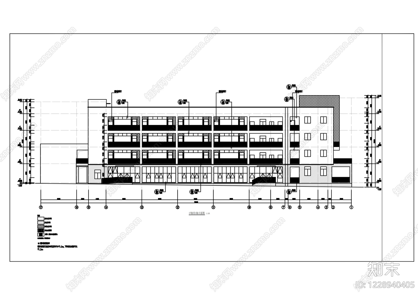 学校建筑CAD图纸