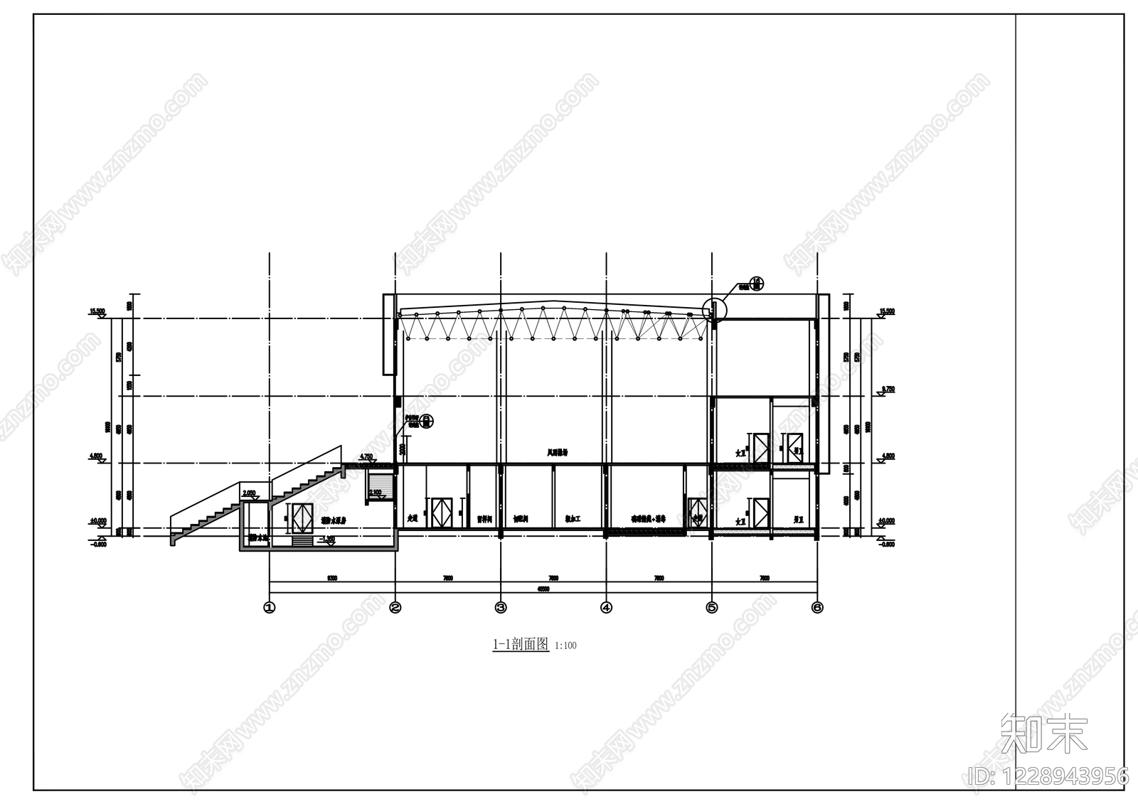 学校建筑cad施工图下载【ID:1228943956】