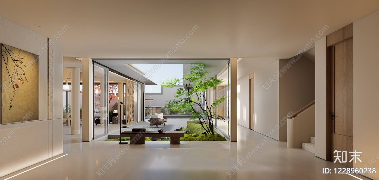 禅意客餐厅SU模型下载【ID:1228960238】